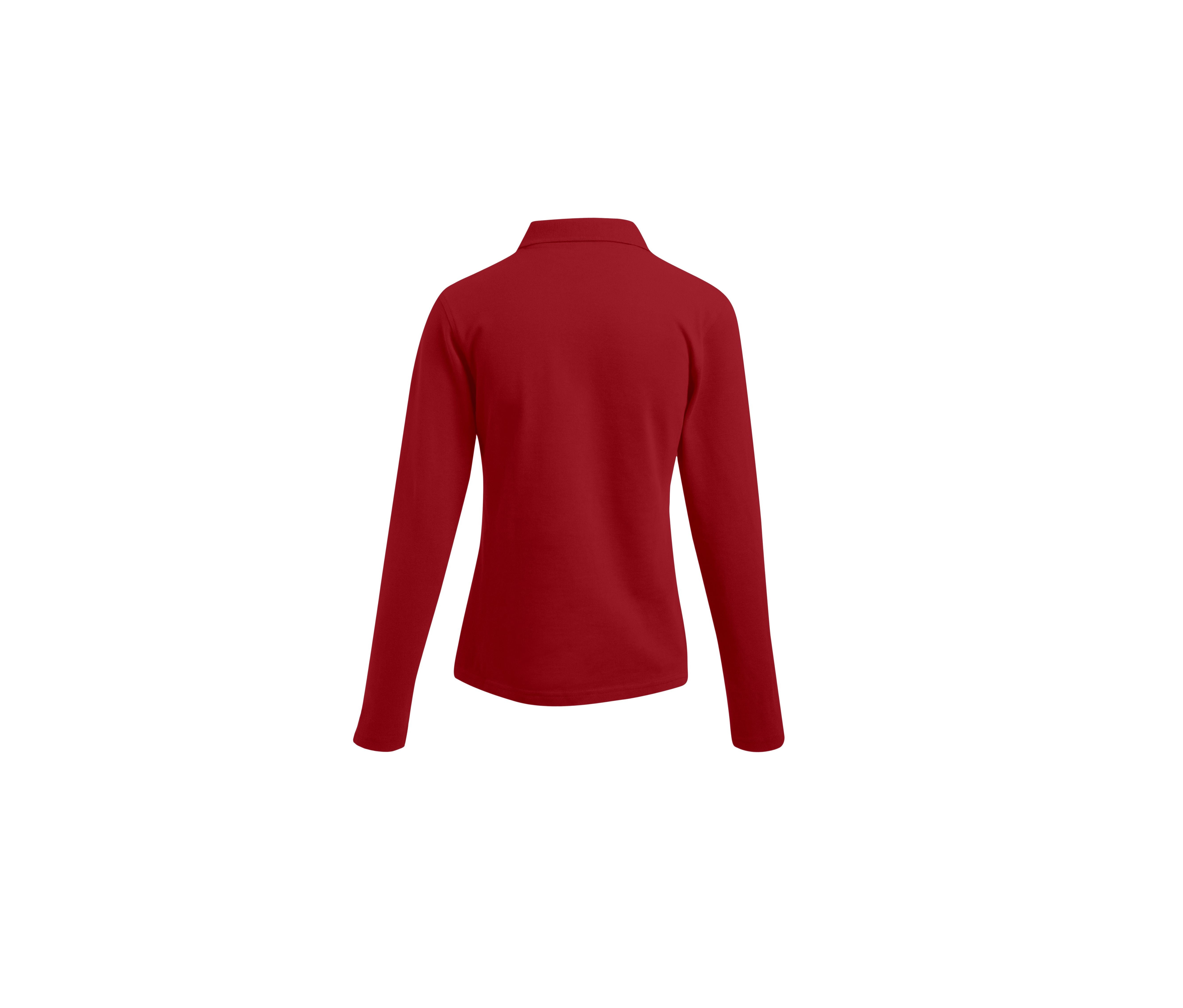 Polo Femme Manches Longues 220 - Fire Red