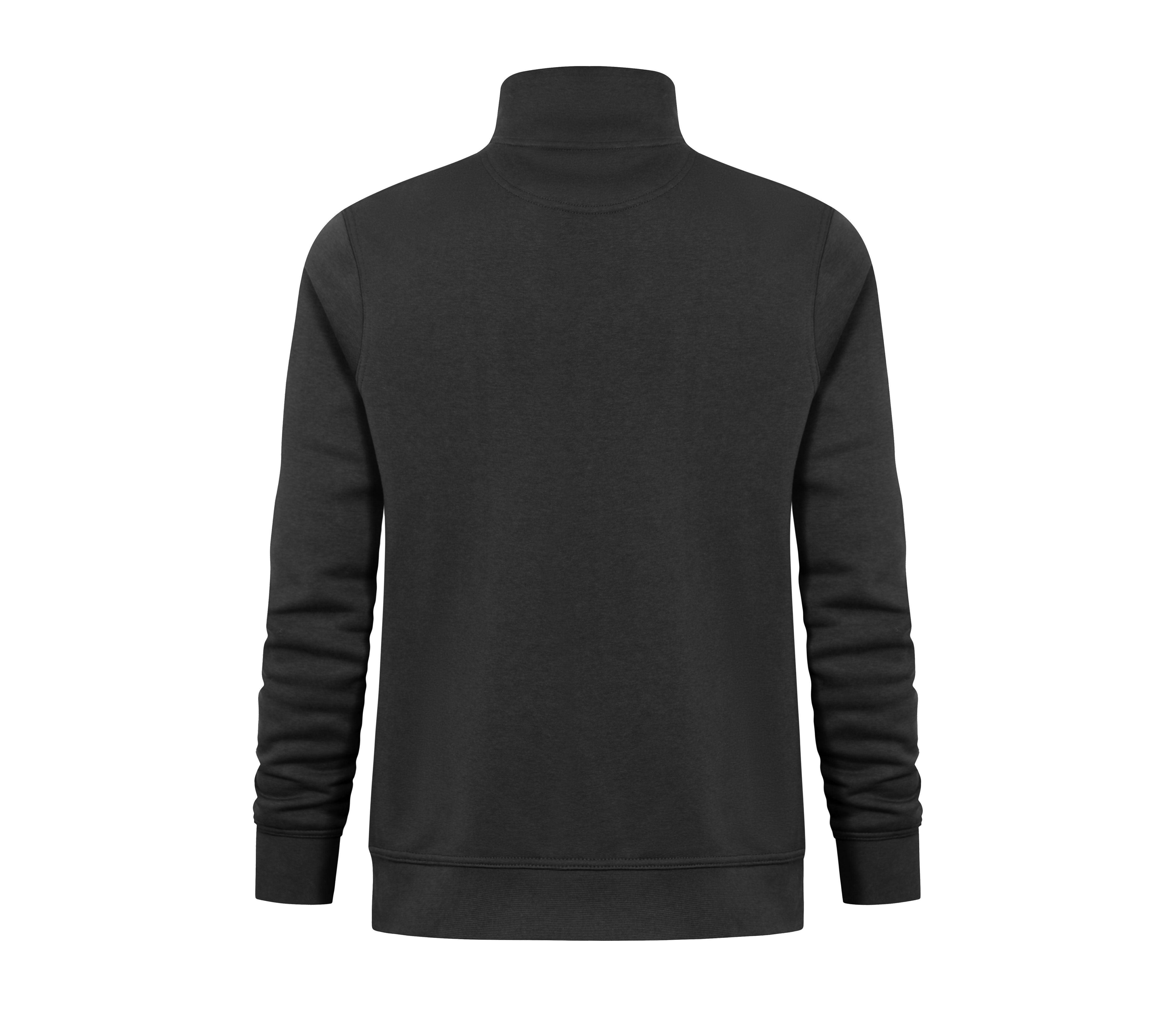Sweat Col Zippé - Black