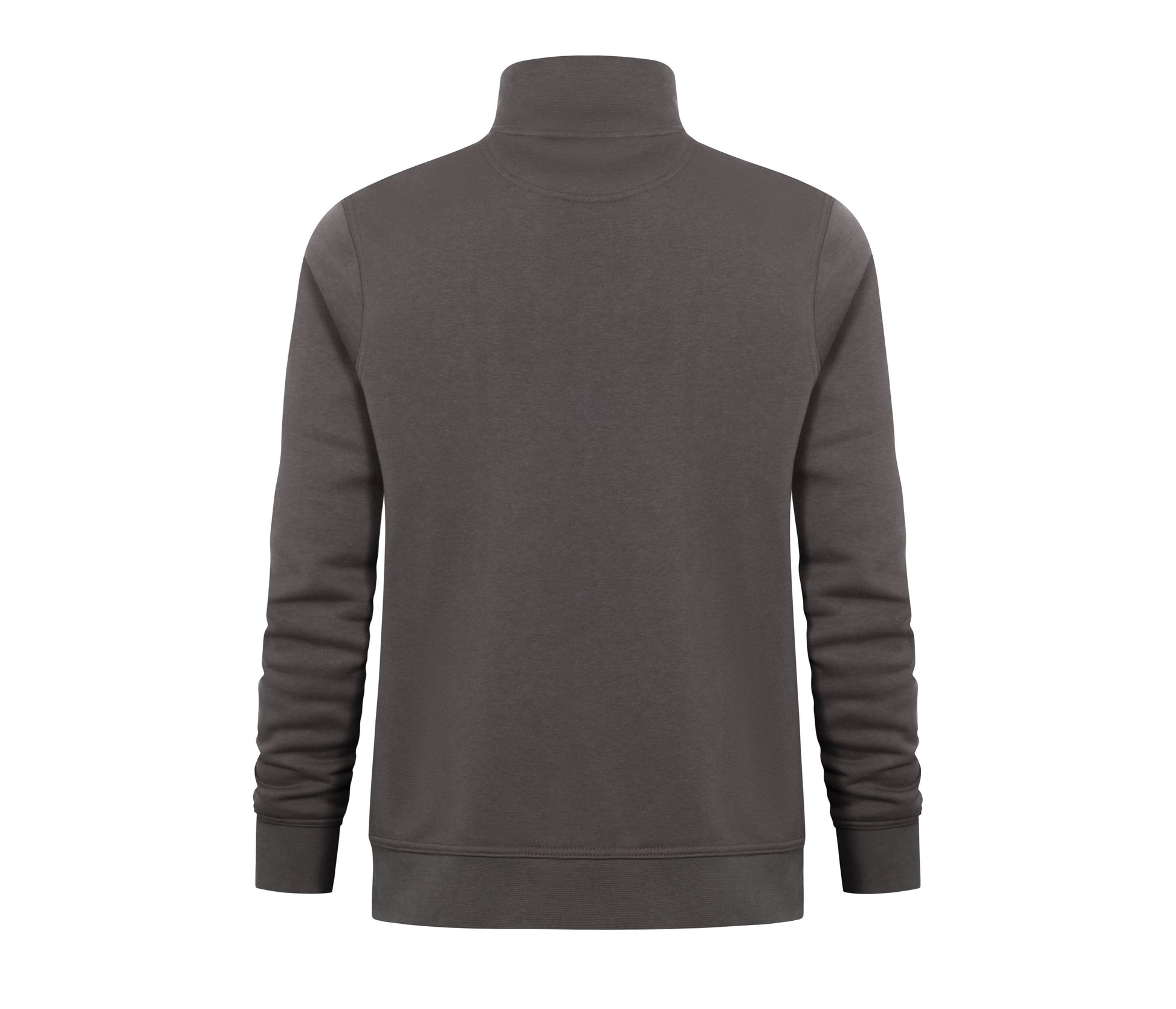 Sweat Col Zippé - Charcoal