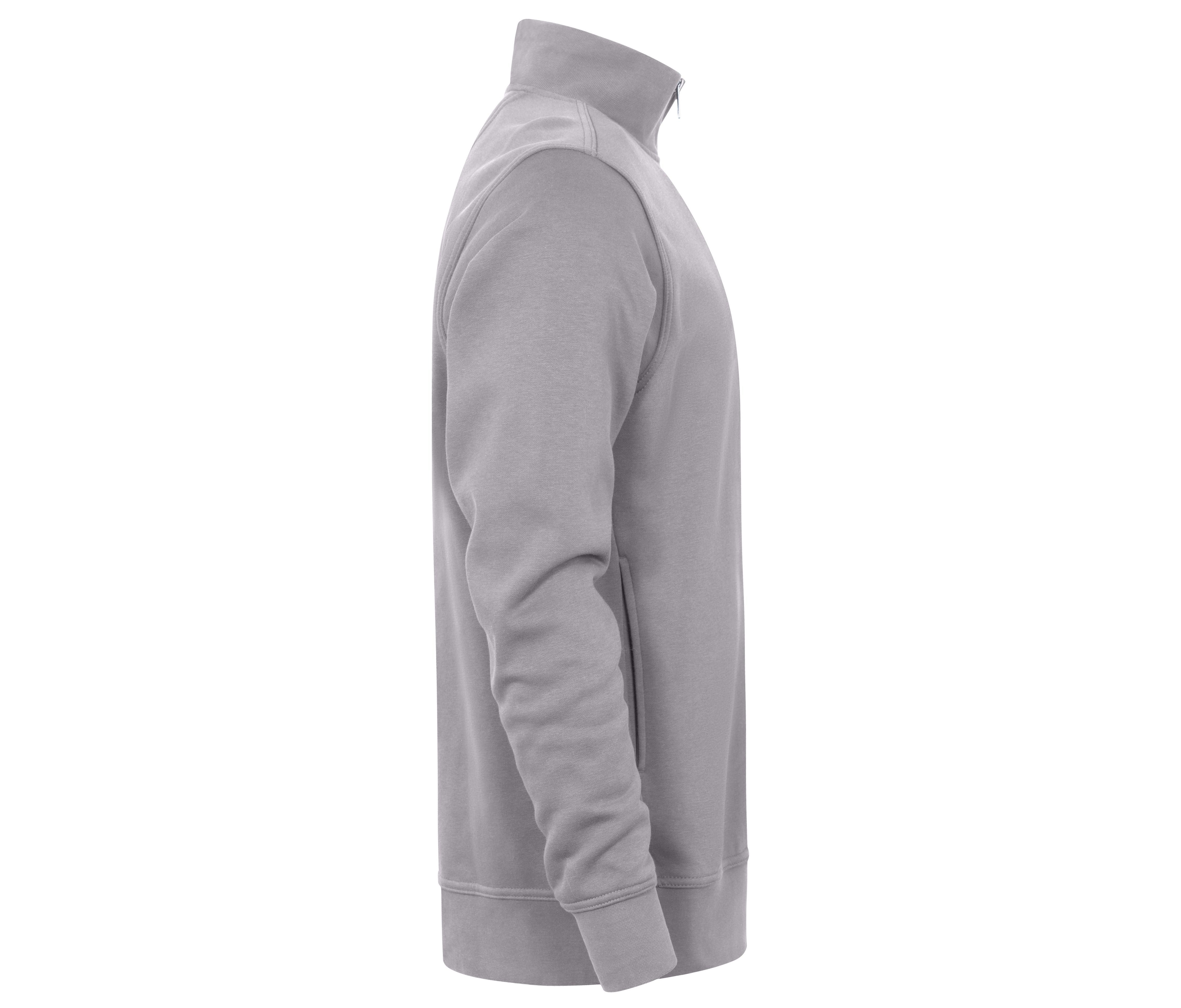 Sweat Col Zippé - New Light Grey