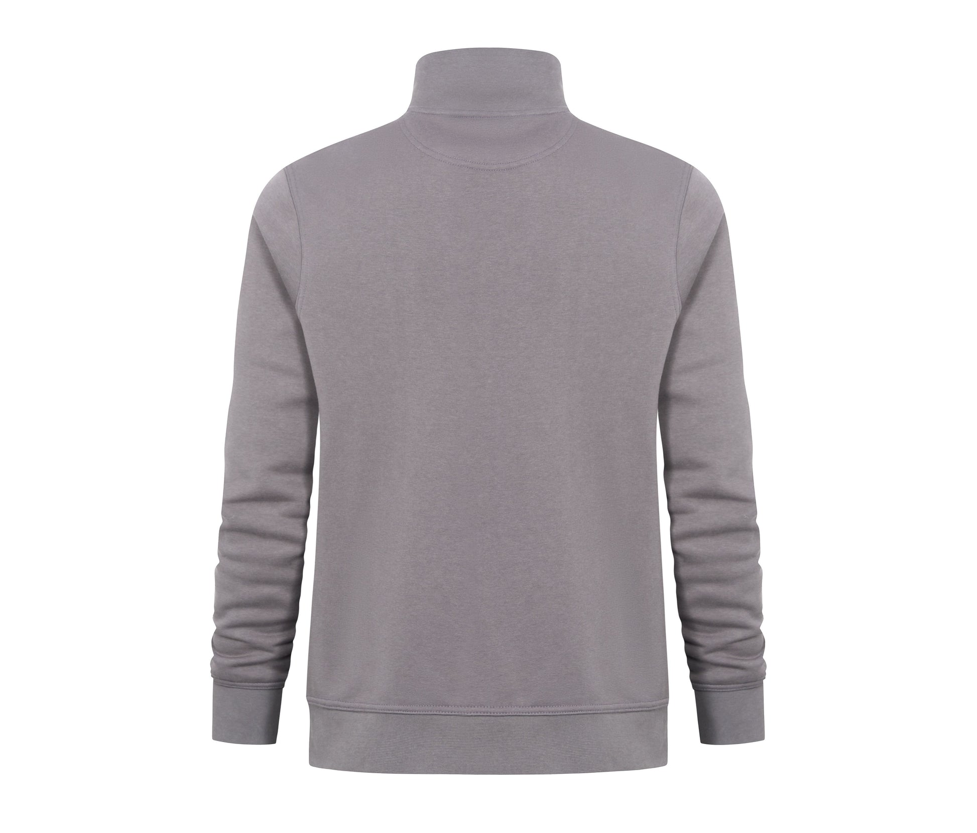 Sweat Col Zippé - Steel Gray