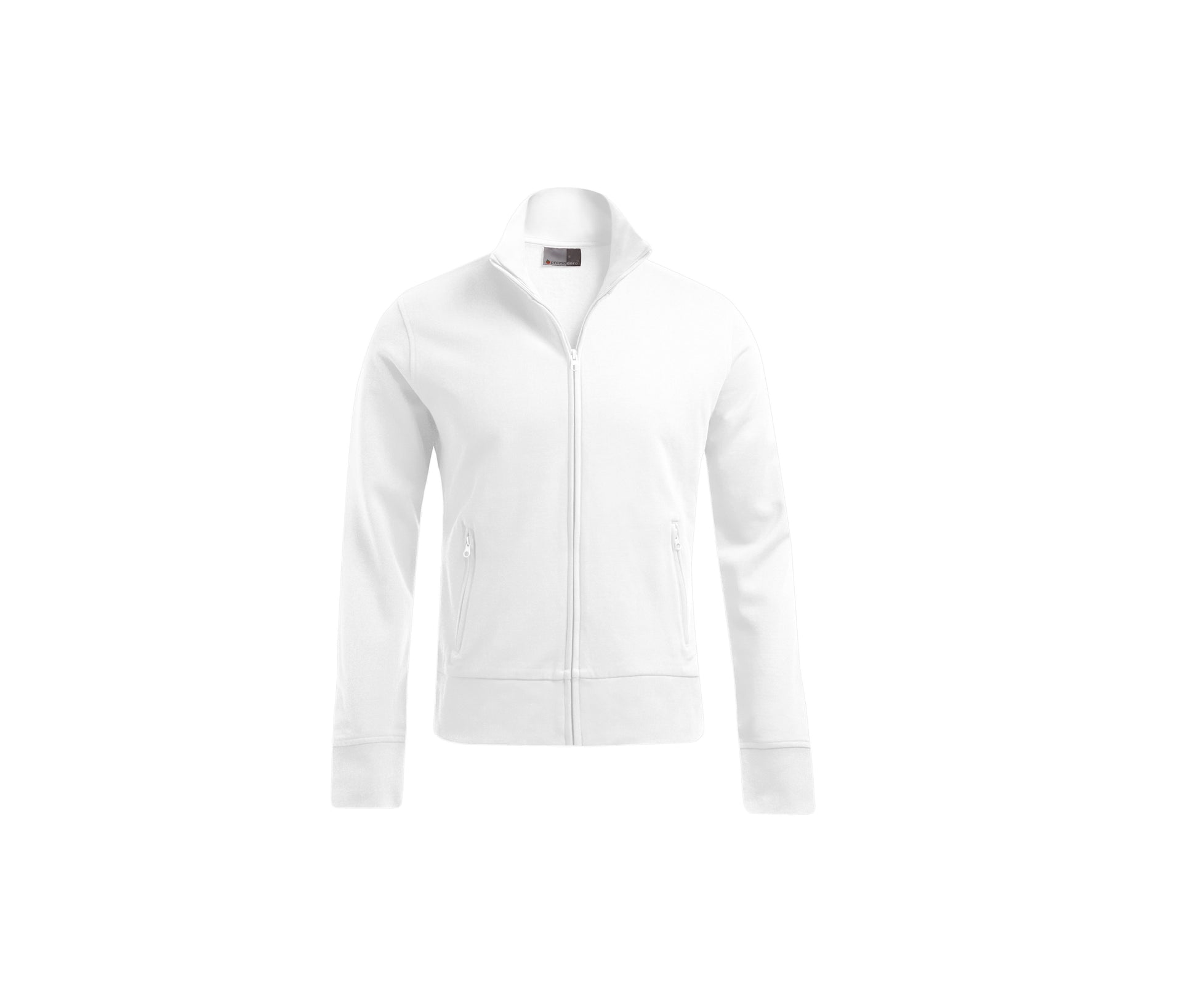 Sweat Homme Grand Zip - White