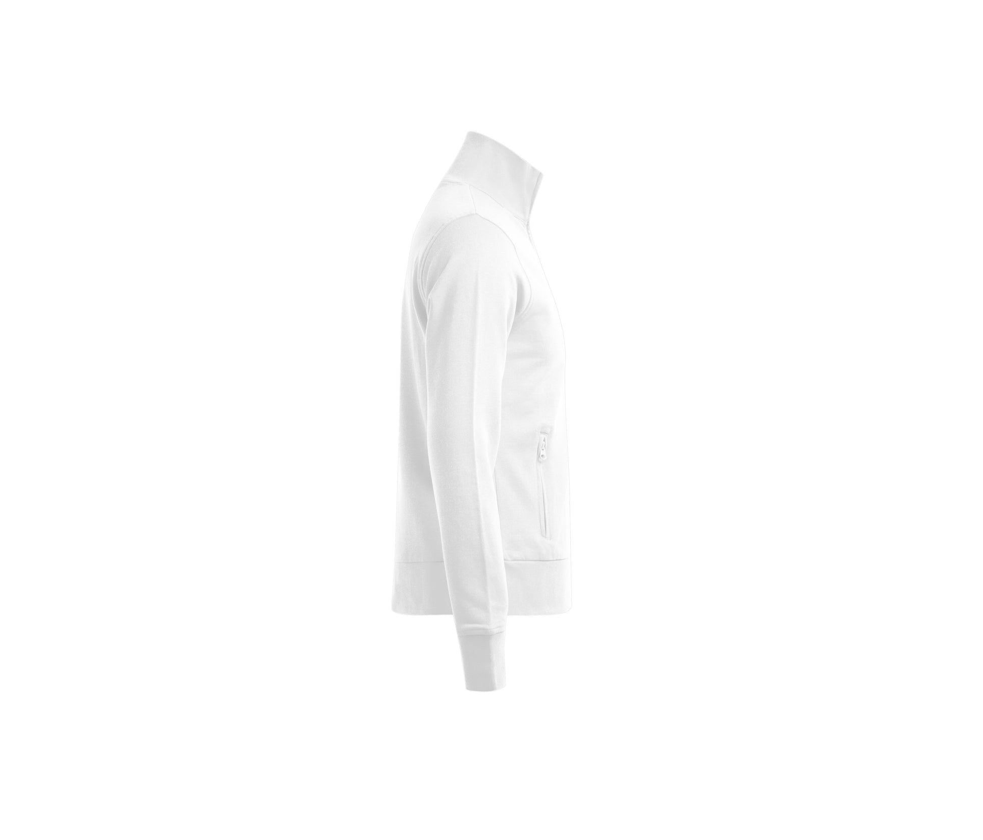 Sweat Homme Grand Zip - White