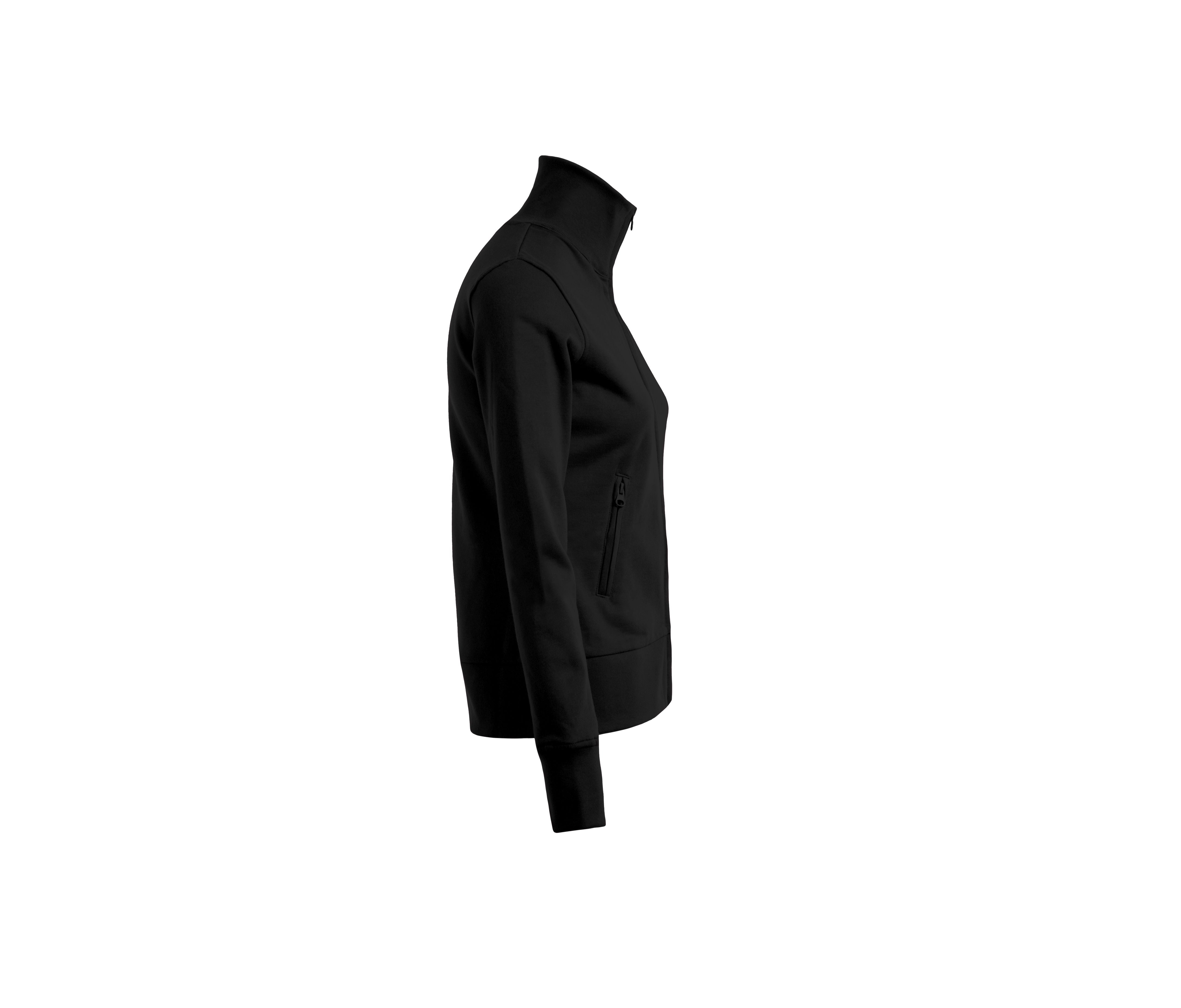 Sweat Femme Grand Zip - Black
