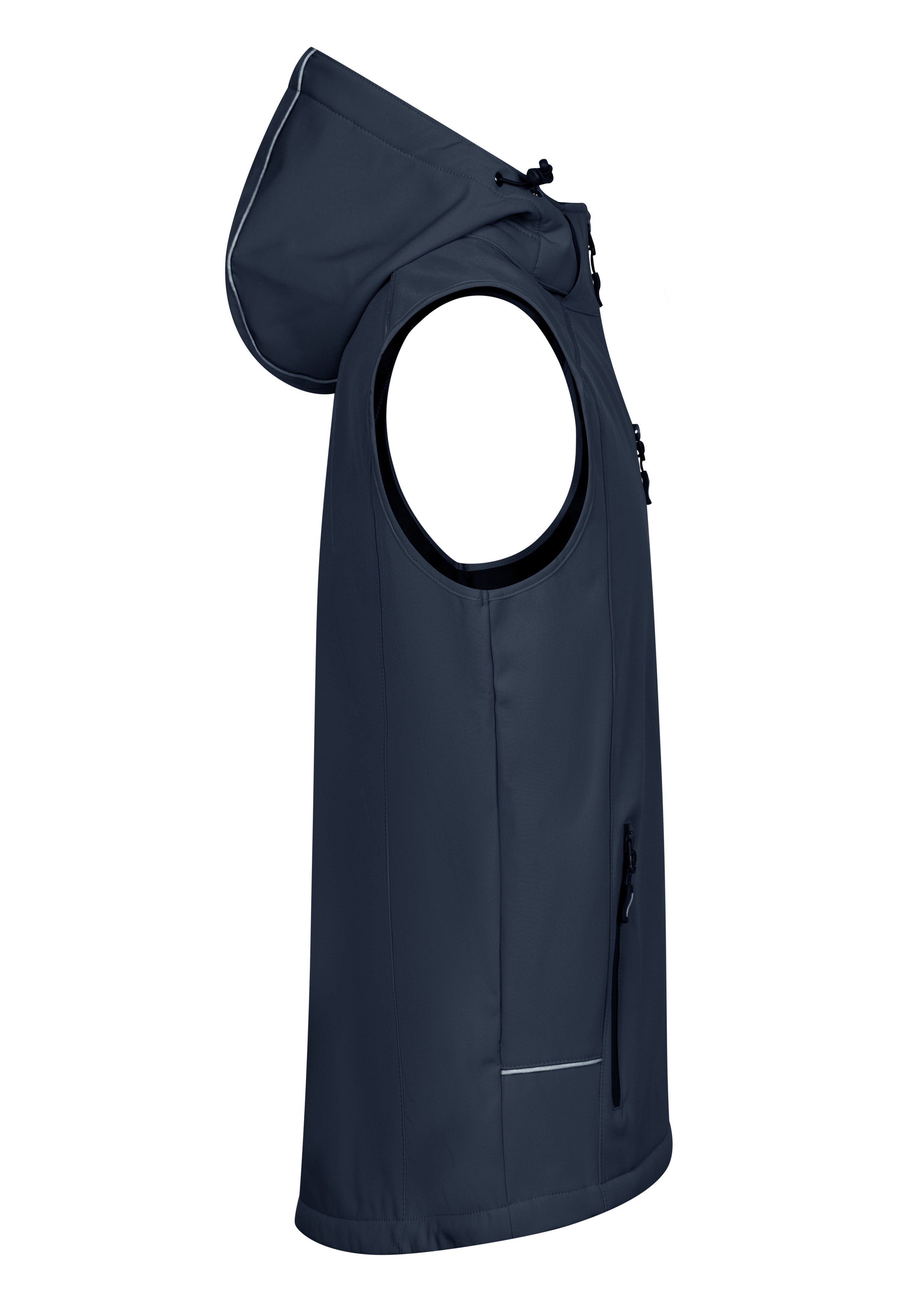 Bodywarmer en Softshell Avec Capuche - Navy