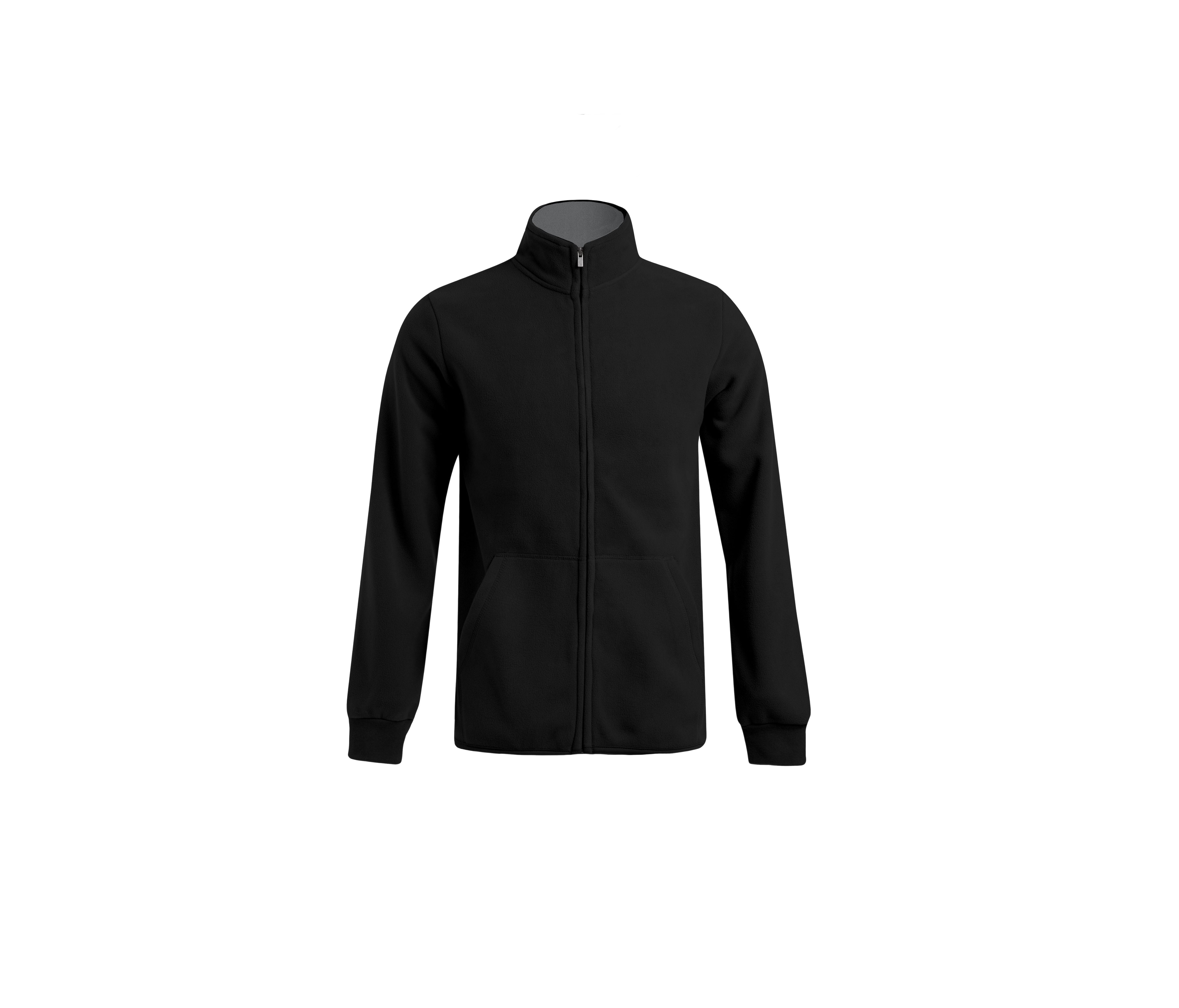 Veste Polaire Homme Épaisse - Black / Light Grey