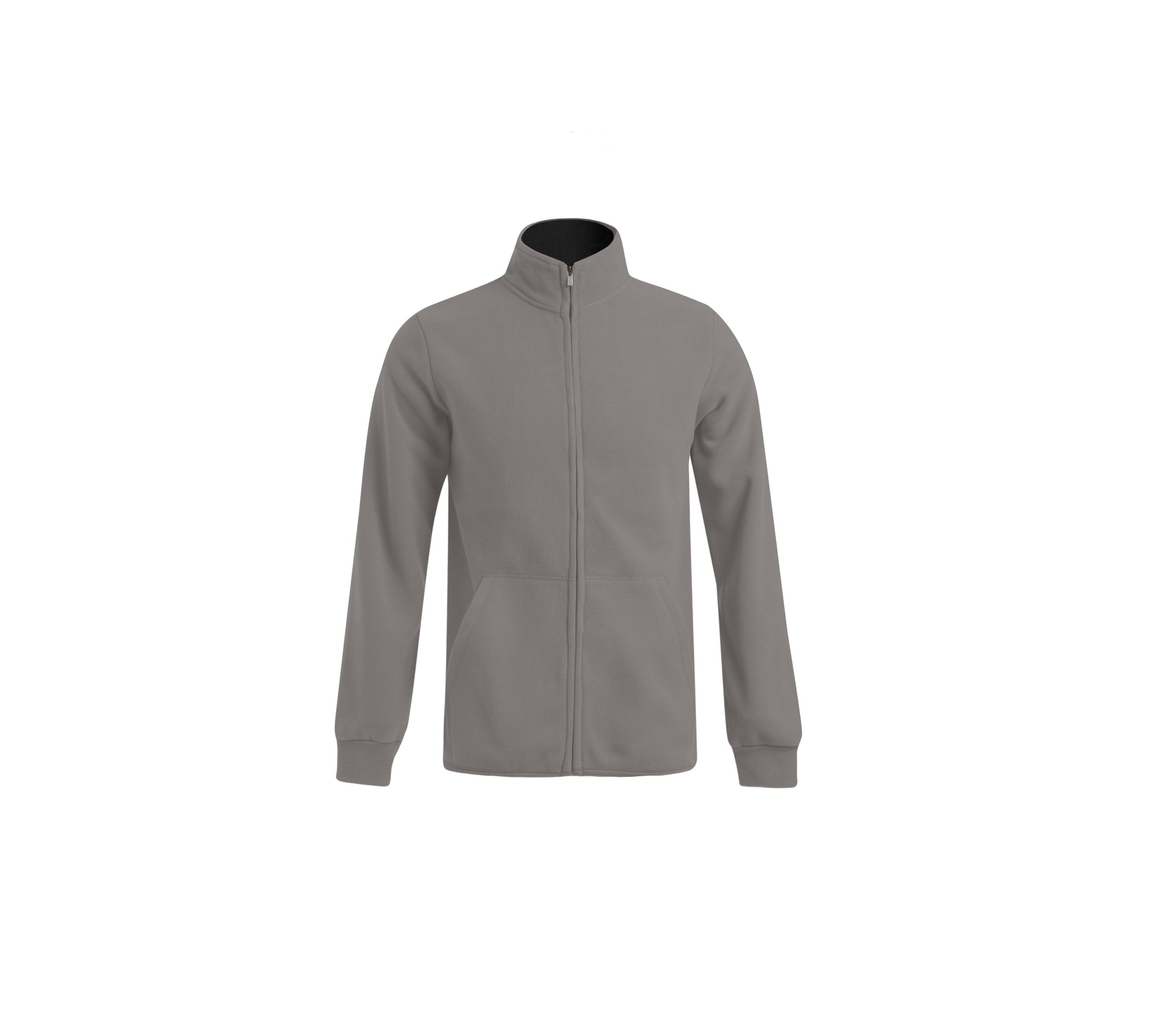 Veste Polaire Homme Épaisse - Light Grey / Black