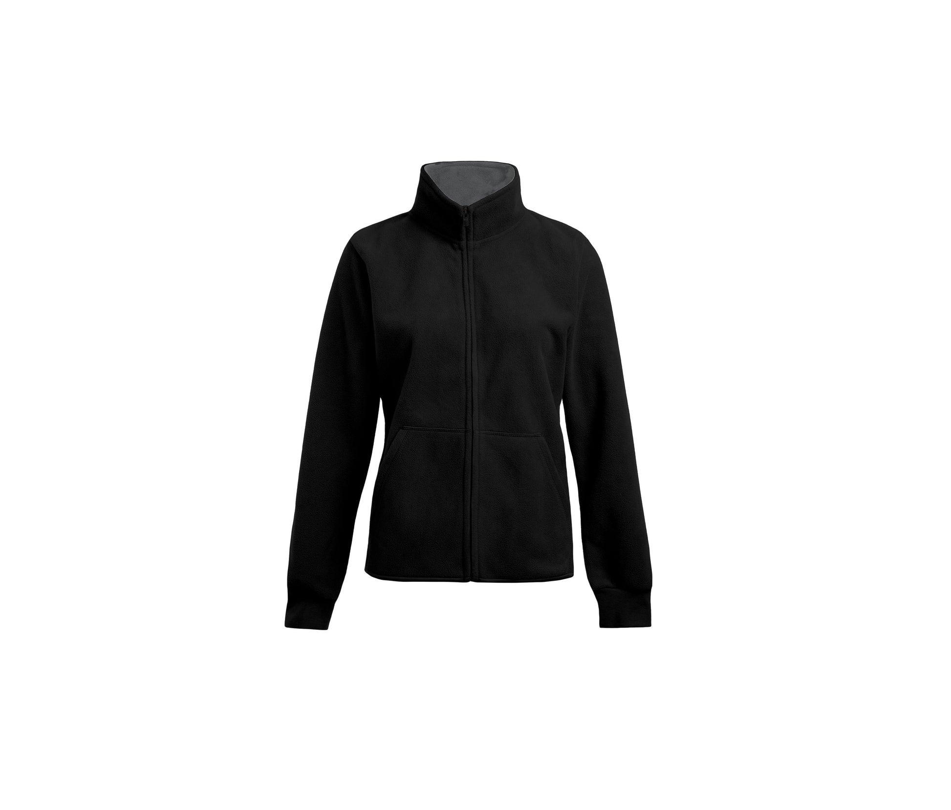 Veste Polaire Femme Épaisse - Black / Light Grey