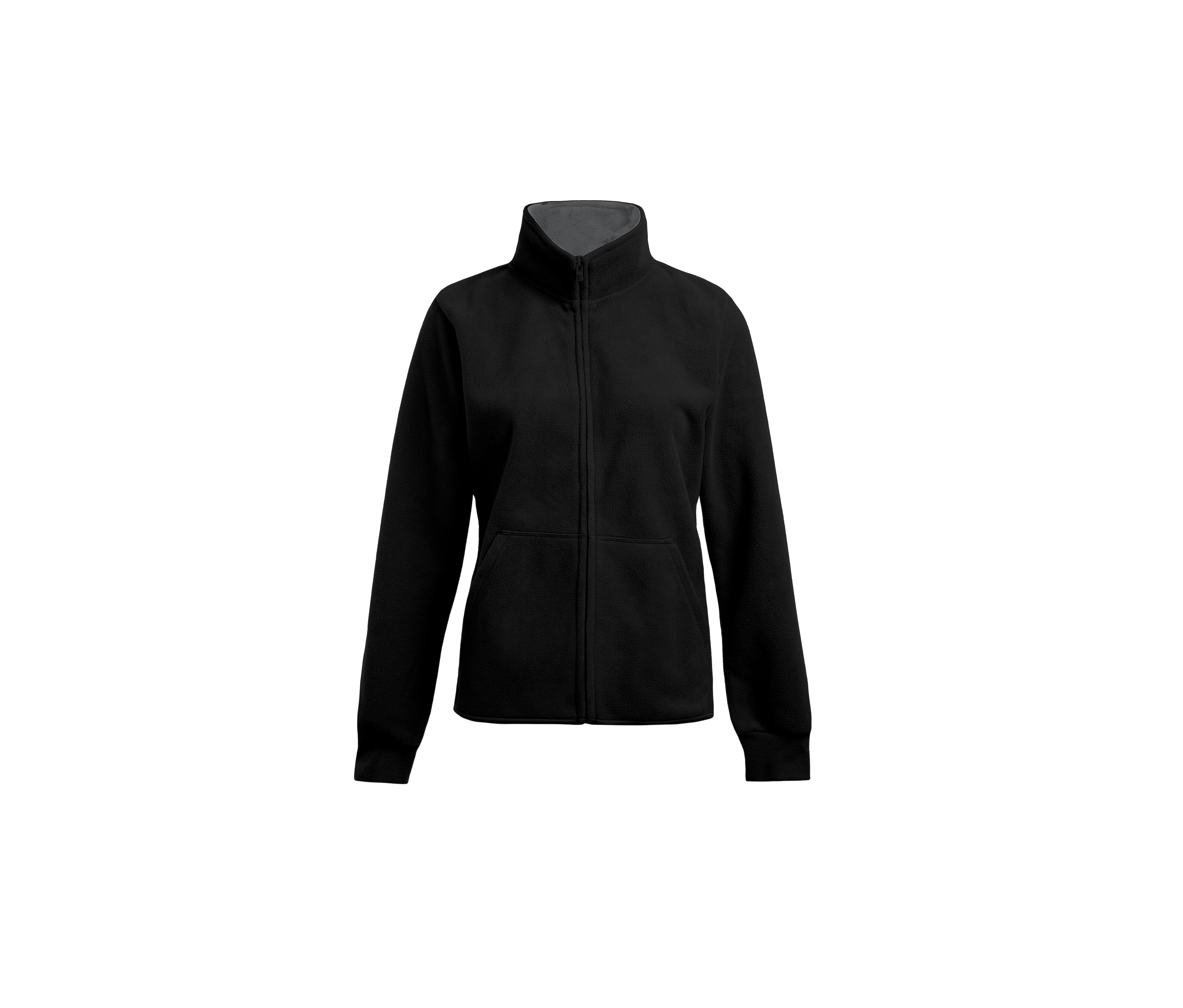 Veste Polaire Femme Épaisse - Black / Light Grey