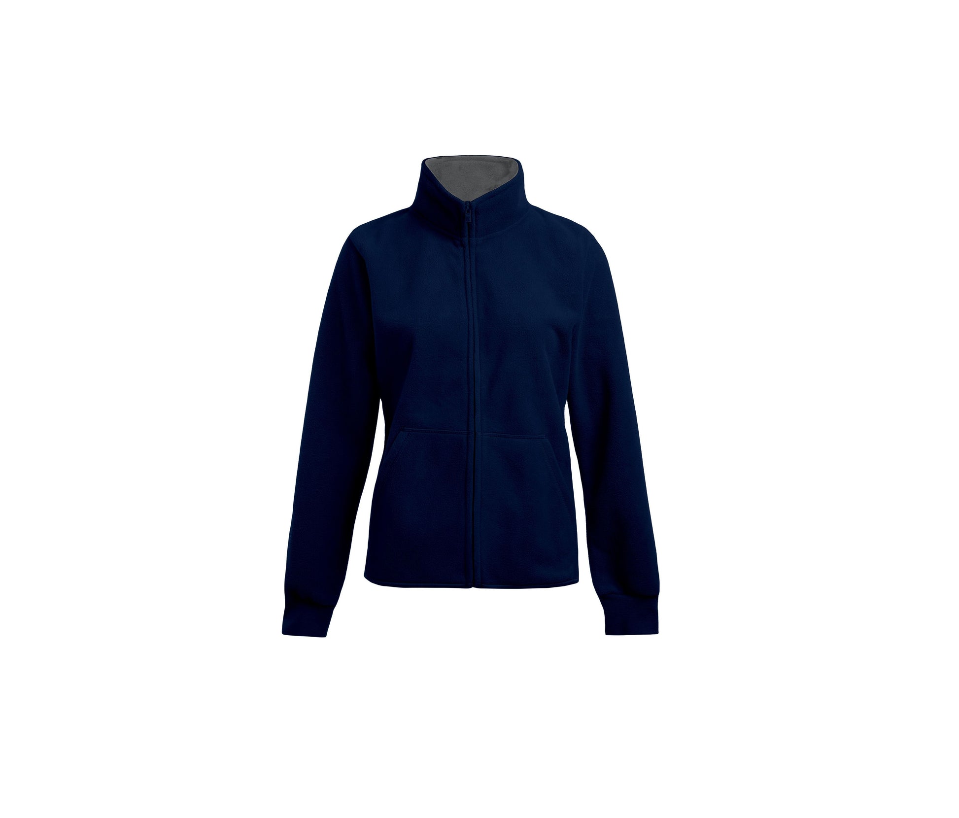 Veste Polaire Femme Épaisse - Navy / Light Grey