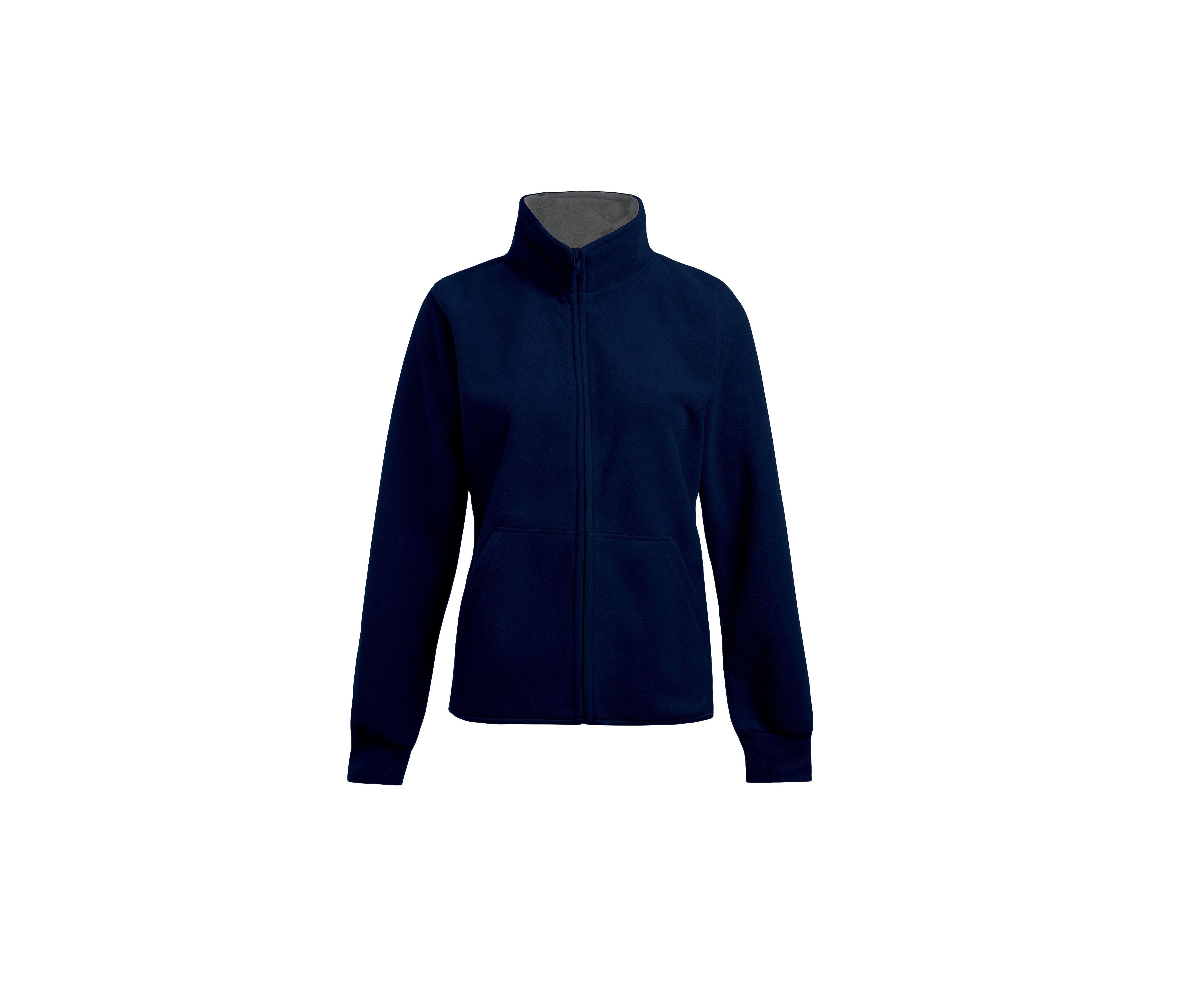 Veste Polaire Femme Épaisse - Navy / Light Grey