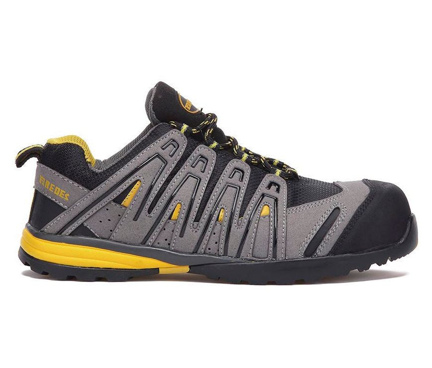 Chaussures de Sécurité Sans Métal - Grey/black/yellow