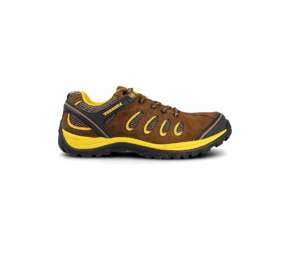 Chaussures de Sécurité Style Trekking - Brown/yellow