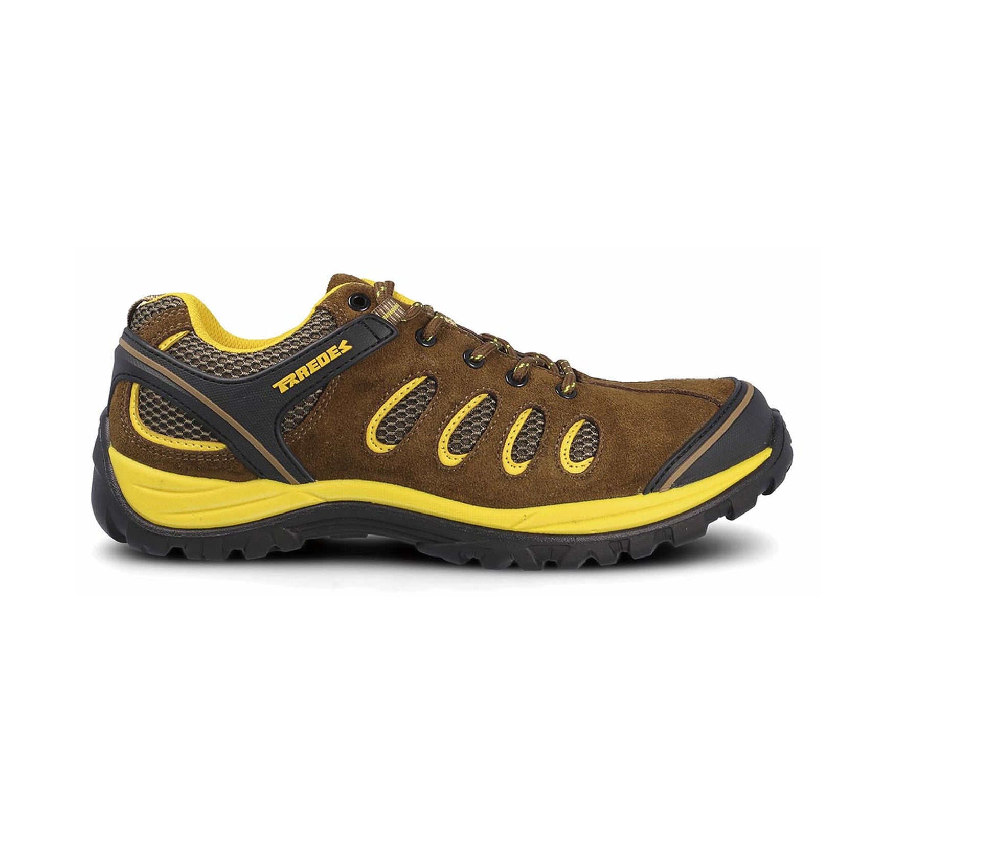 Chaussures de Sécurité Style Trekking - Brown/yellow