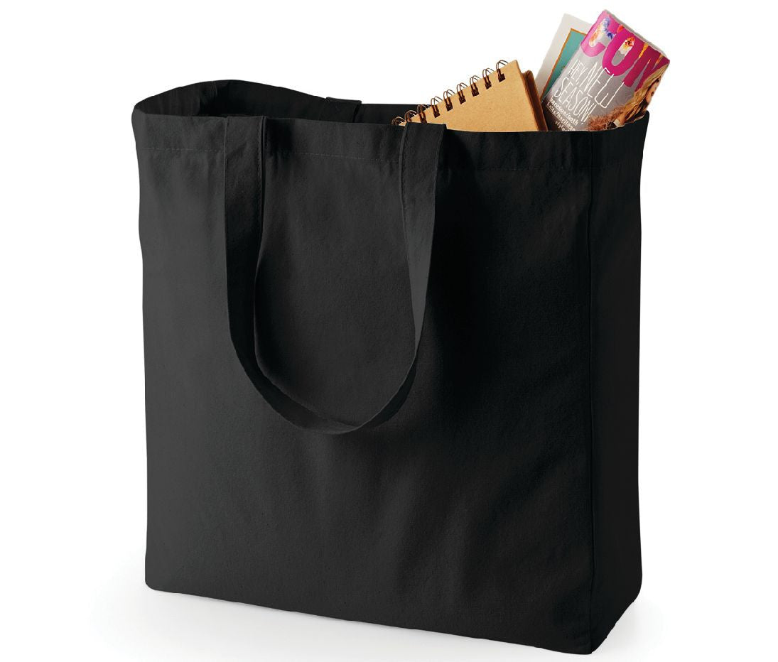 Sac Shopping en Toile - Black