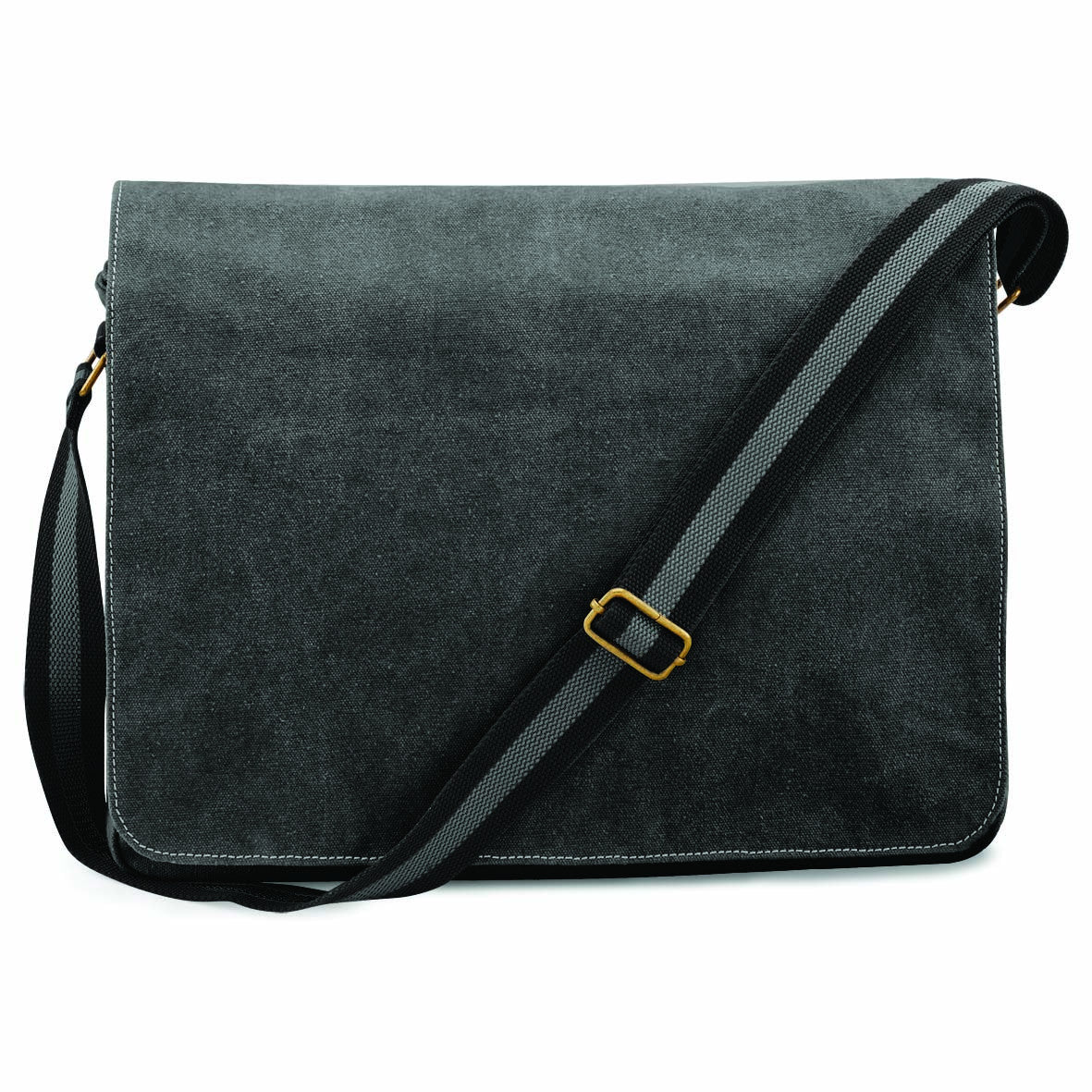 Sac Porte-Documents en Toile - Vintage Black