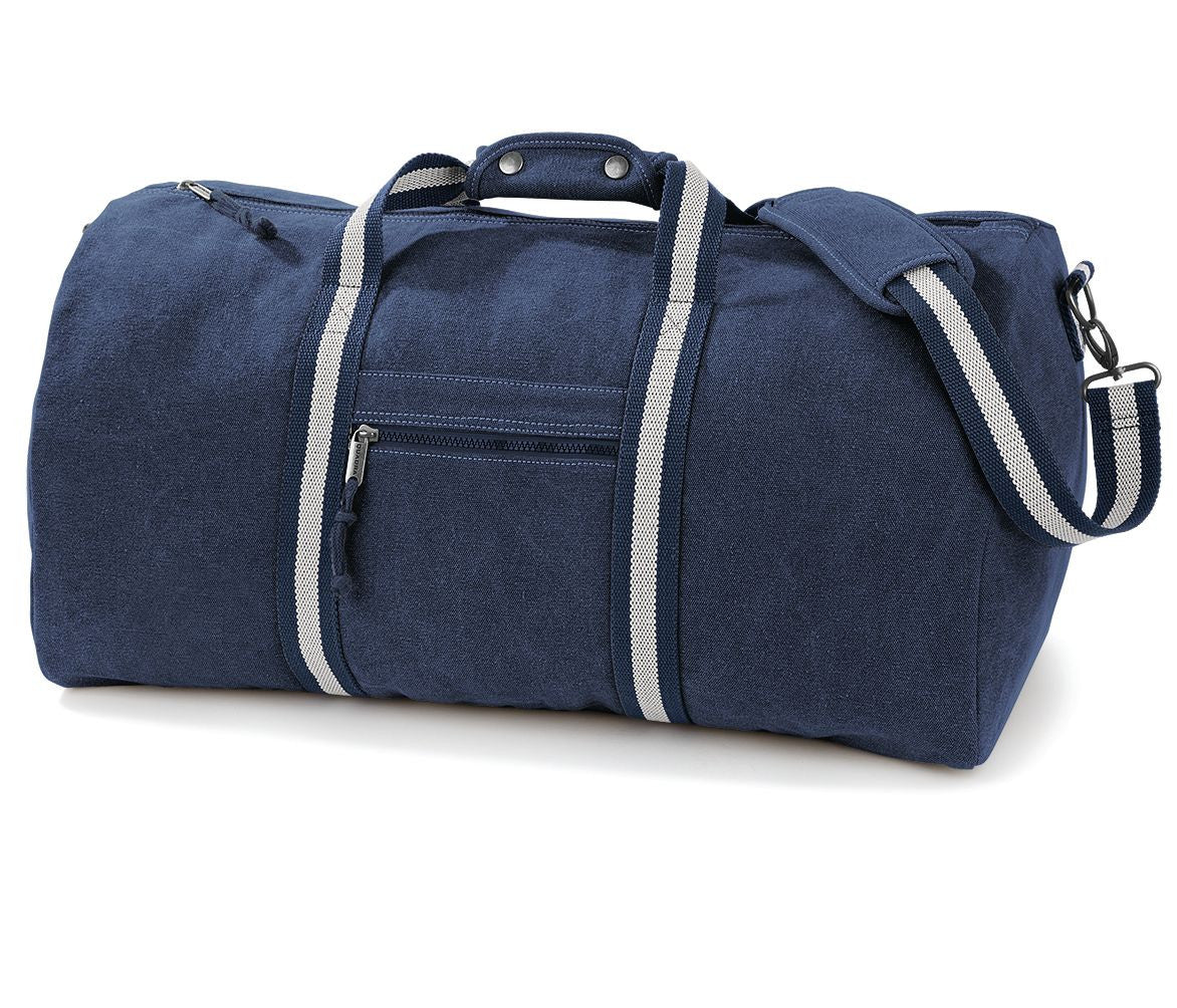 Sac de Voyage en Toile - Vintage Oxford Navy