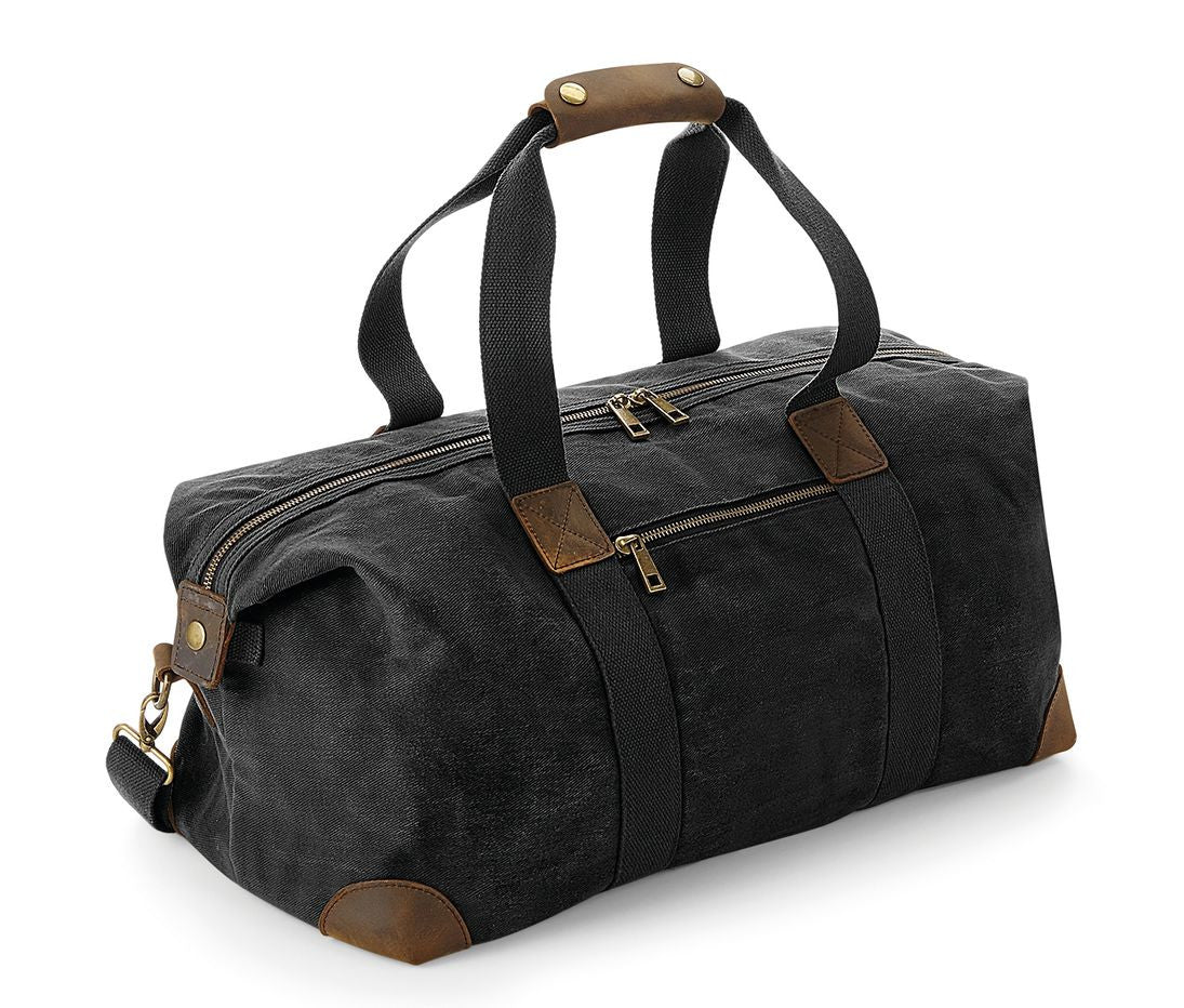 Sac Fourre-Tout en Toile Cirée Traditionnel - Black