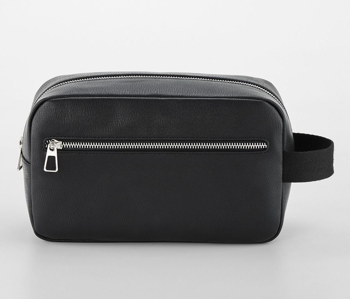 Trousse de Toilette en Simili Cuir - Black
