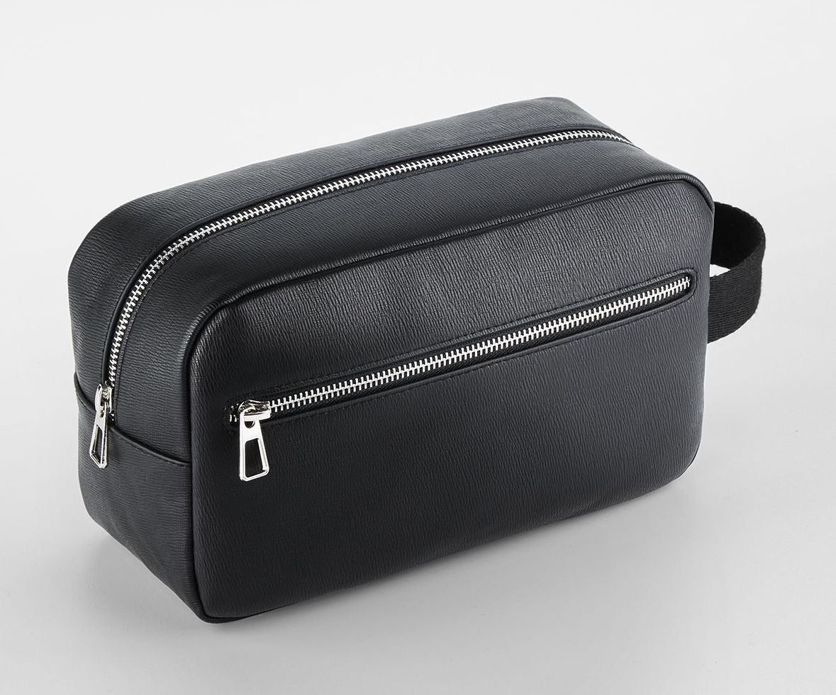 Trousse de toilette en simili cuir