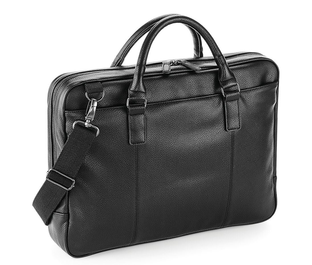 Sacoche Fine Pour Ordinateur Nuhide® - Black
