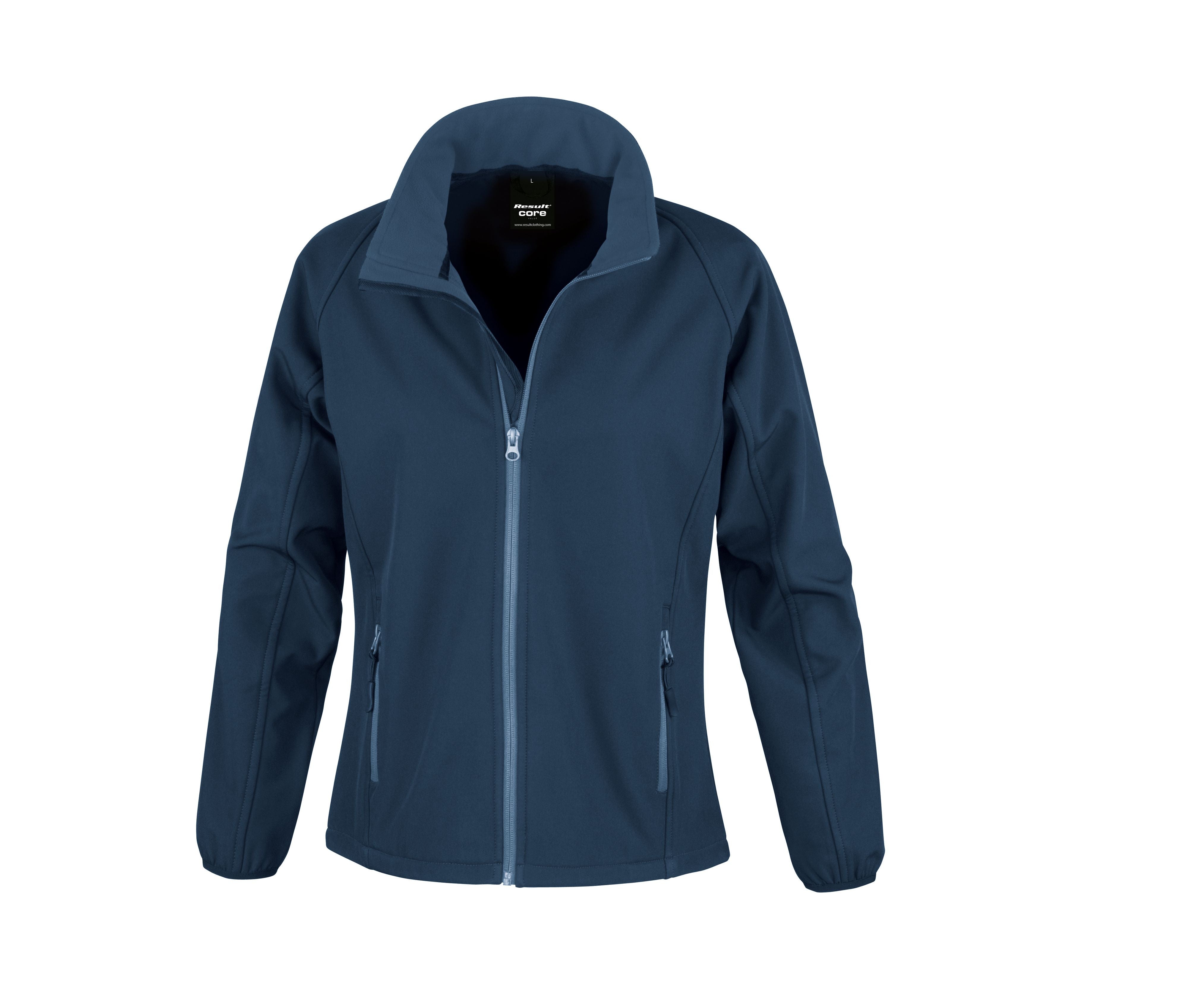Veste Softshell Imprimable Femme - Navy/navy