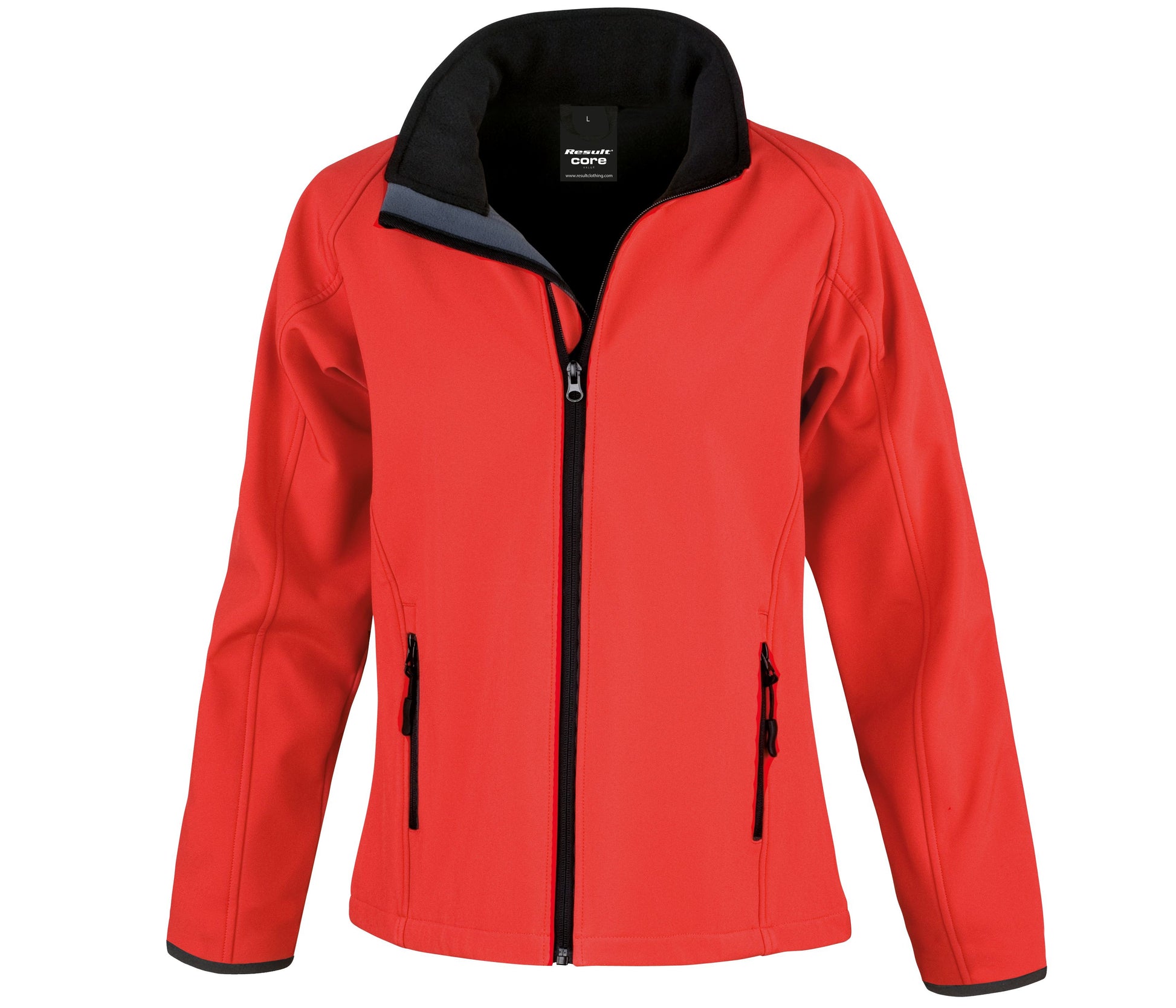Veste Softshell Imprimable Femme - Red/black