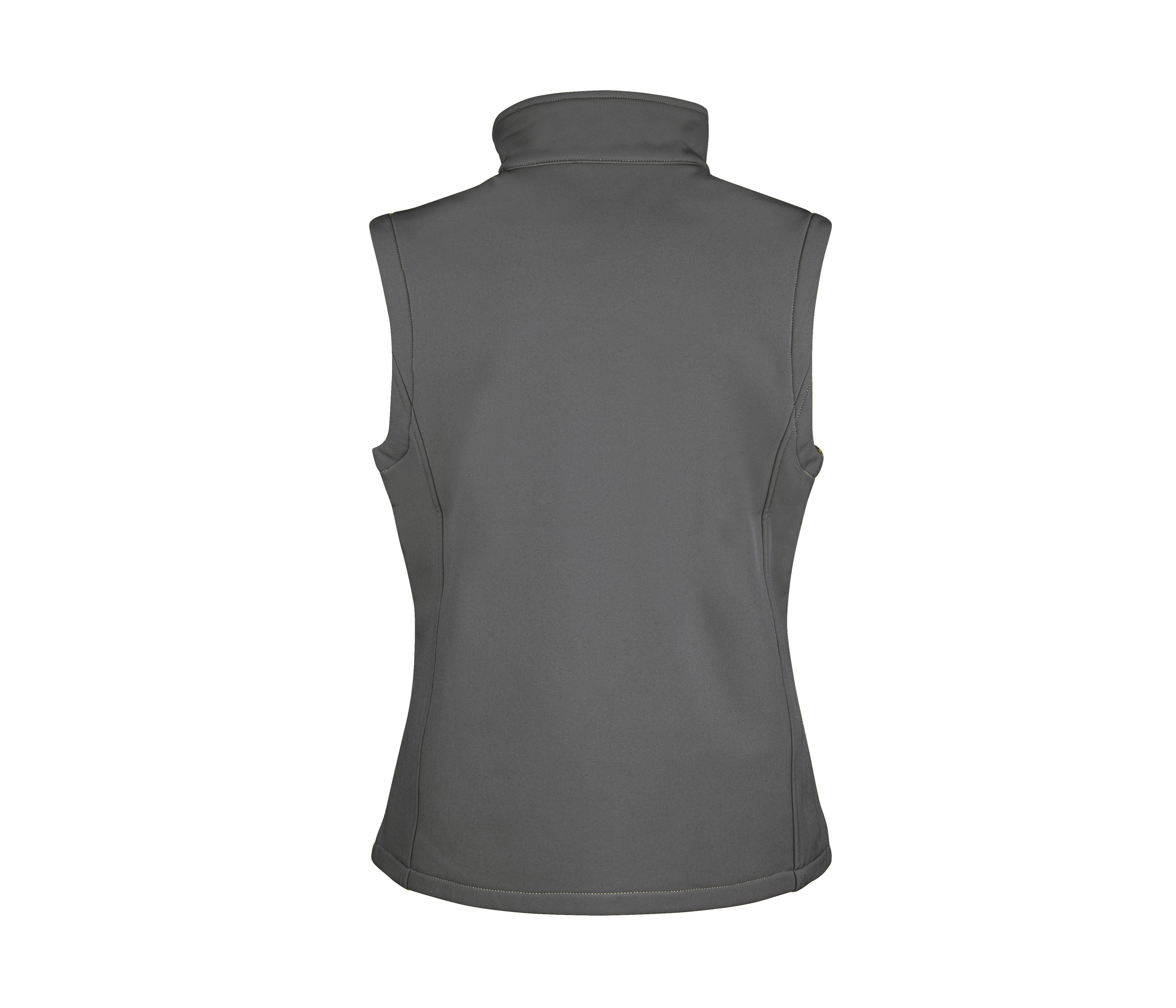 Bodywarmer Softshell Imprimable Femme - Charcoal / Black