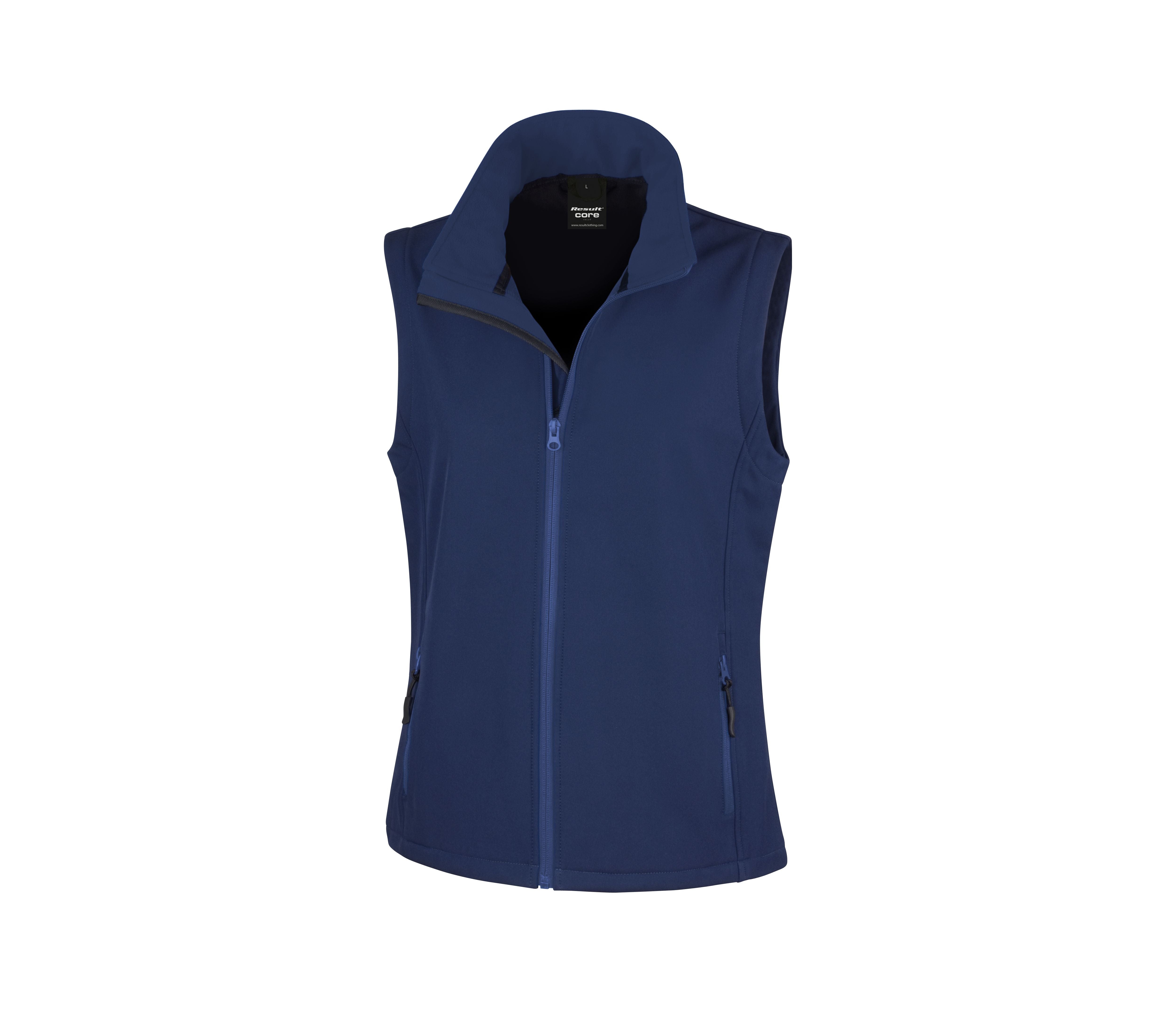 Bodywarmer Softshell Imprimable Femme - Navy / Navy