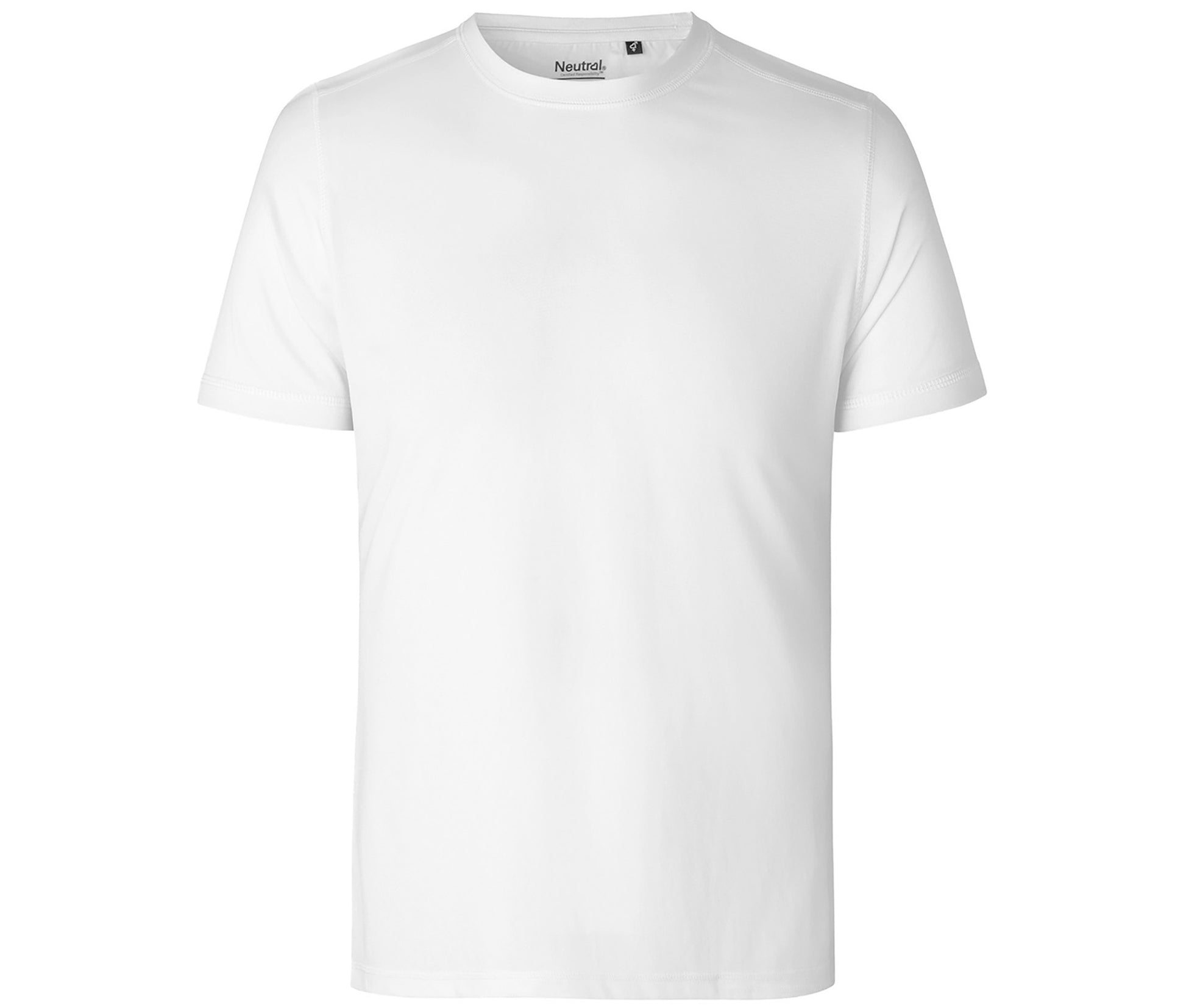 Tee-Shirt Respirant en Polyester Recyclé - White