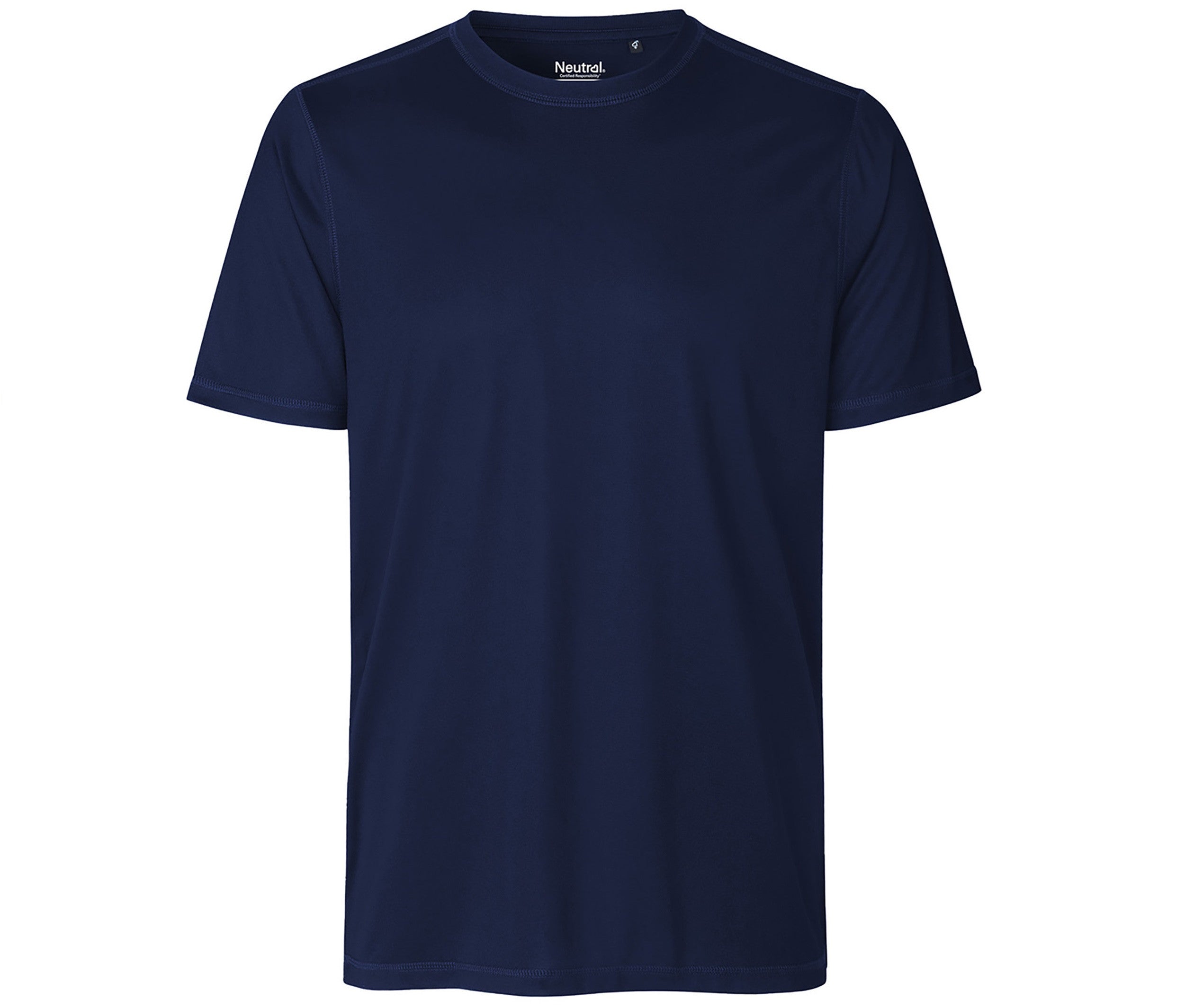 Tee-Shirt Respirant en Polyester Recyclé - Navy