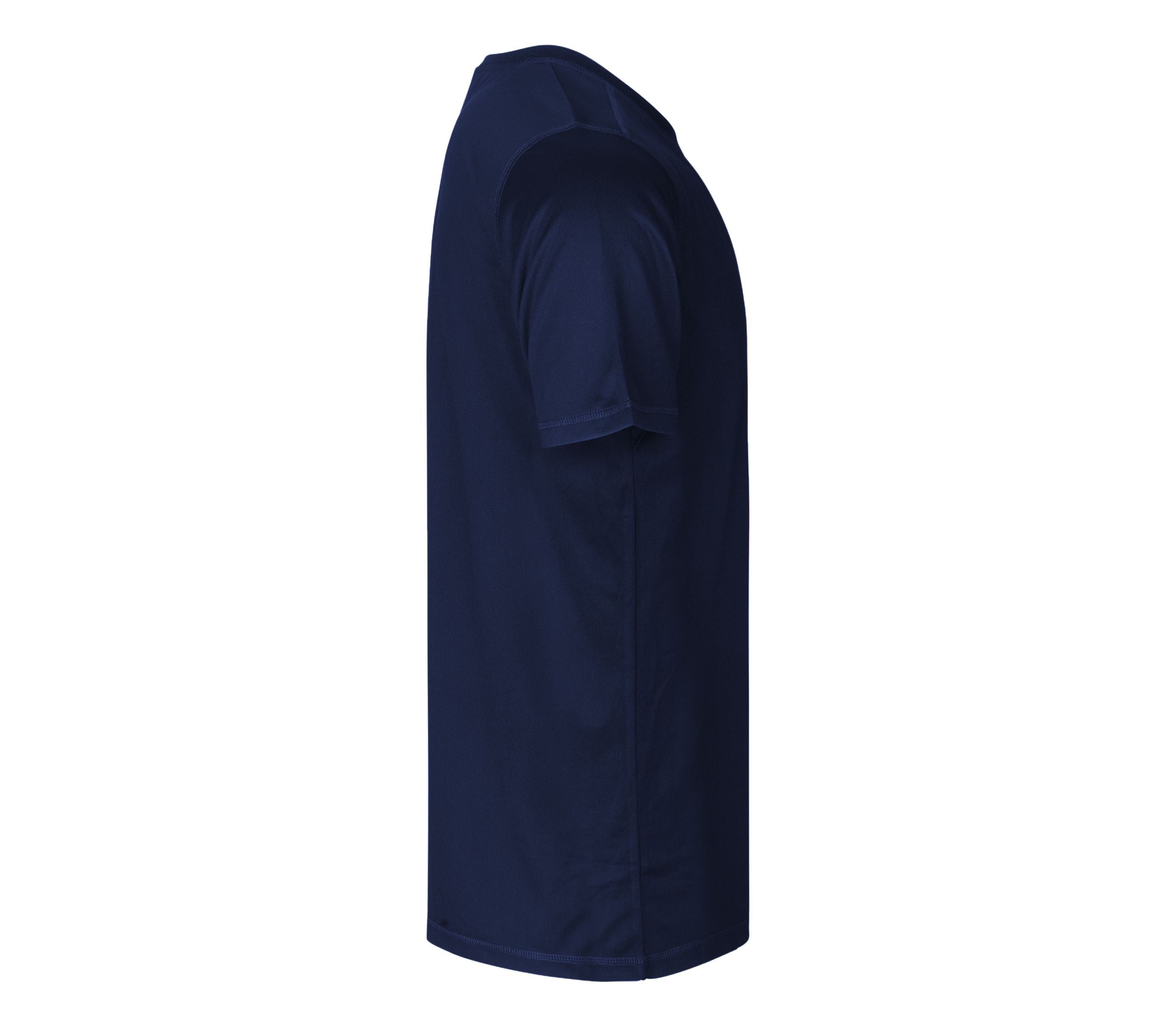 Tee-Shirt Respirant en Polyester Recyclé - Navy