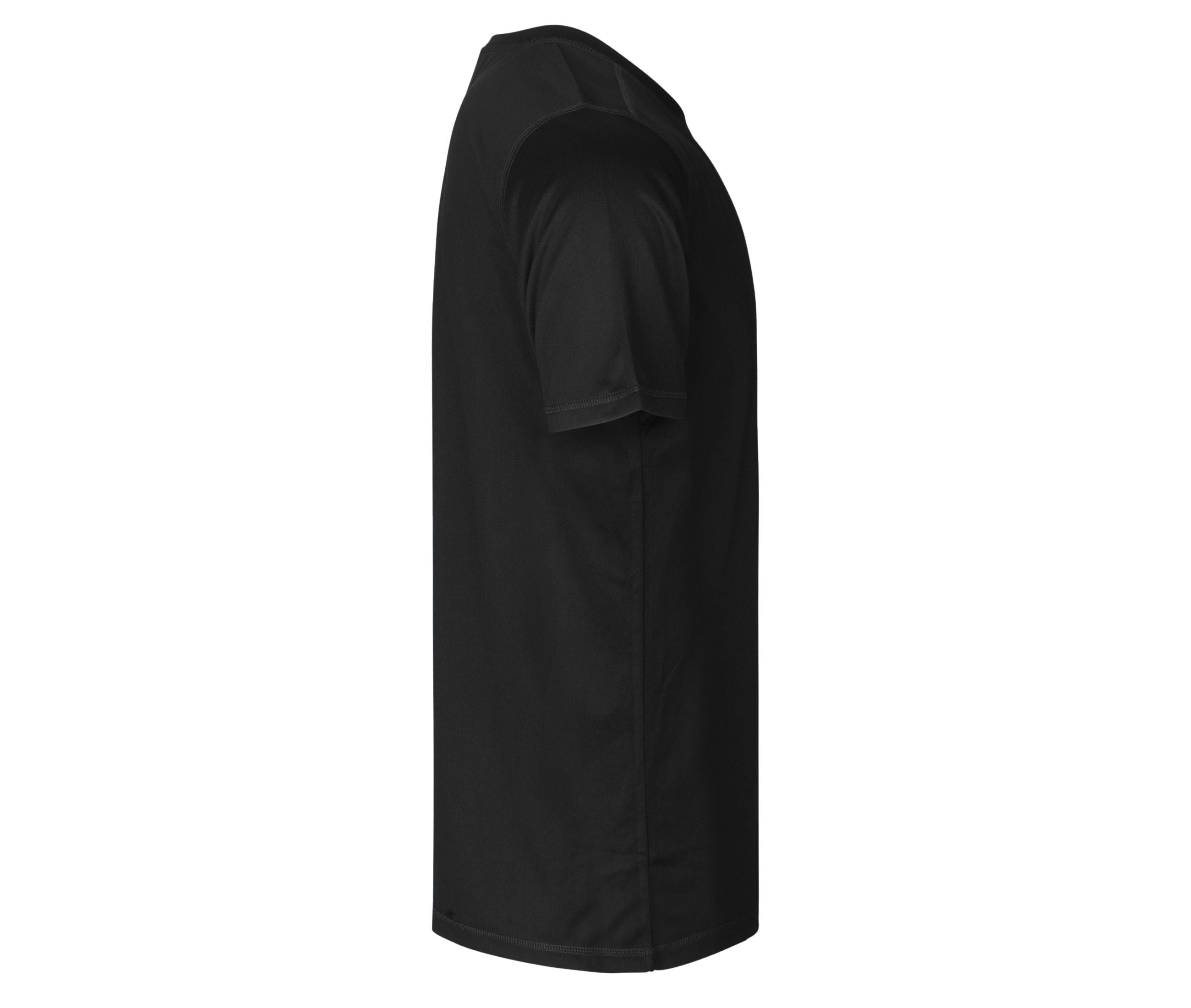 Tee-Shirt Respirant en Polyester Recyclé - Black