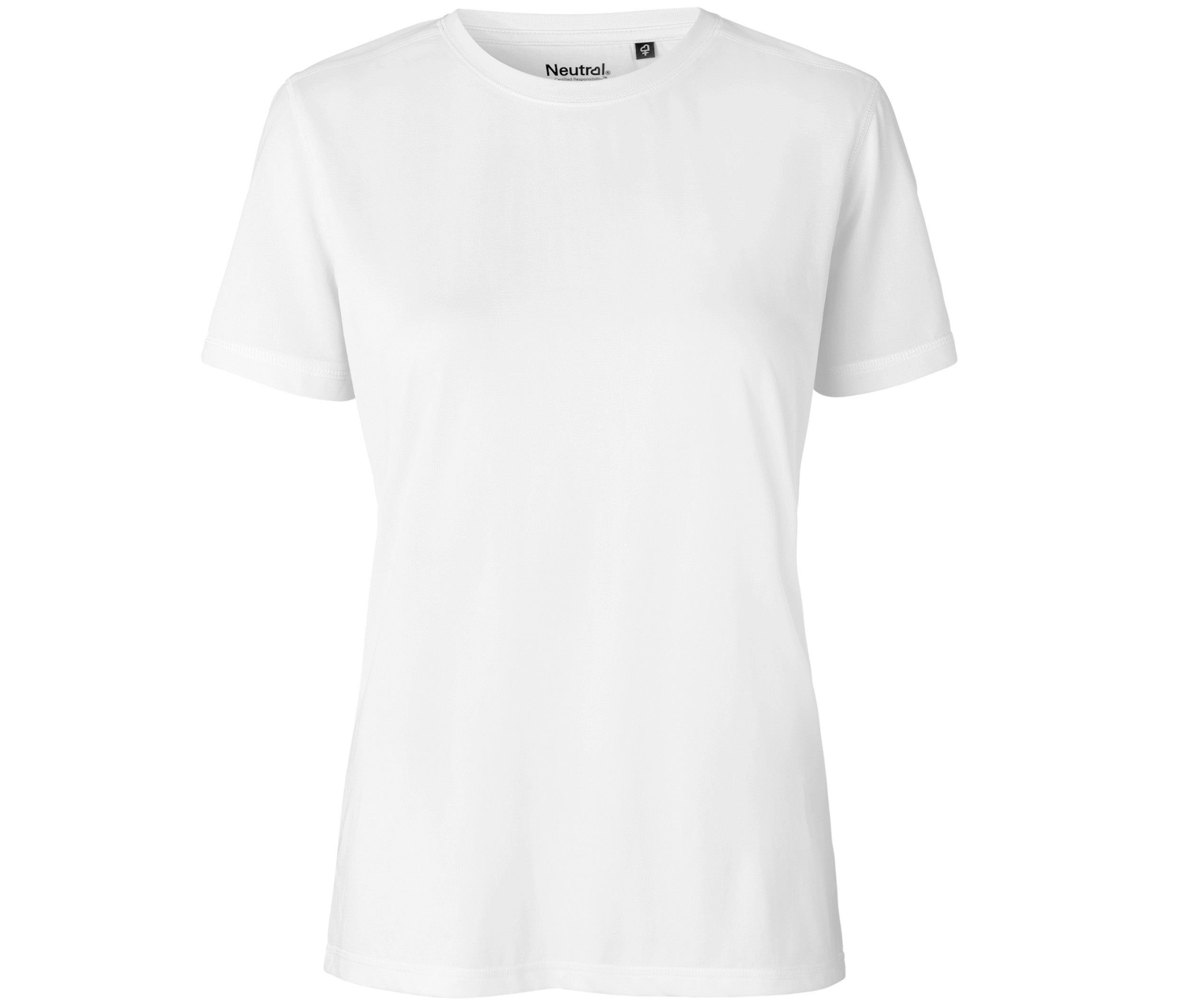 Tee-Shirt Respirant Femme en Polyester Recyclé - White