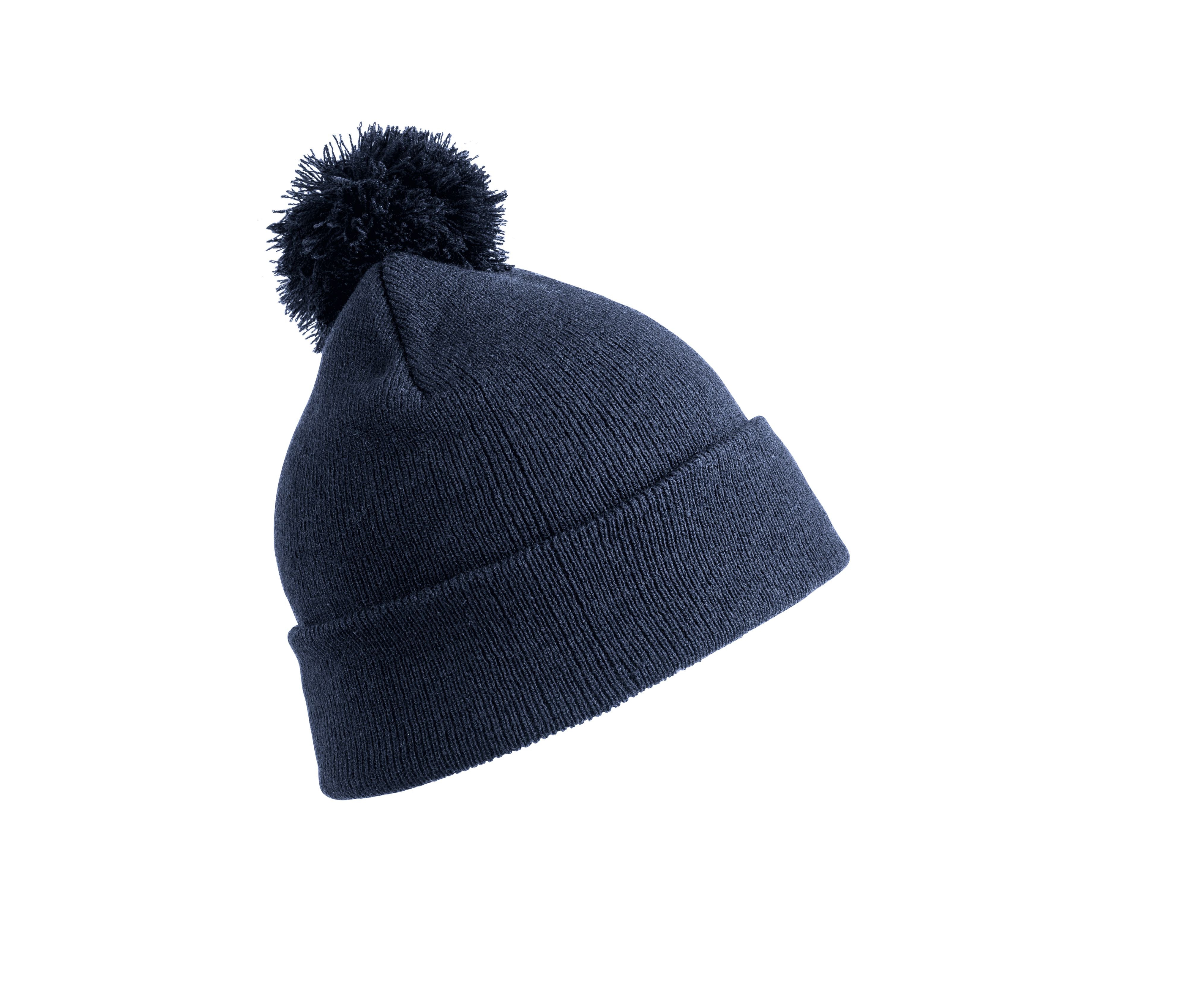 Bonnet Avec Pompon - Navy