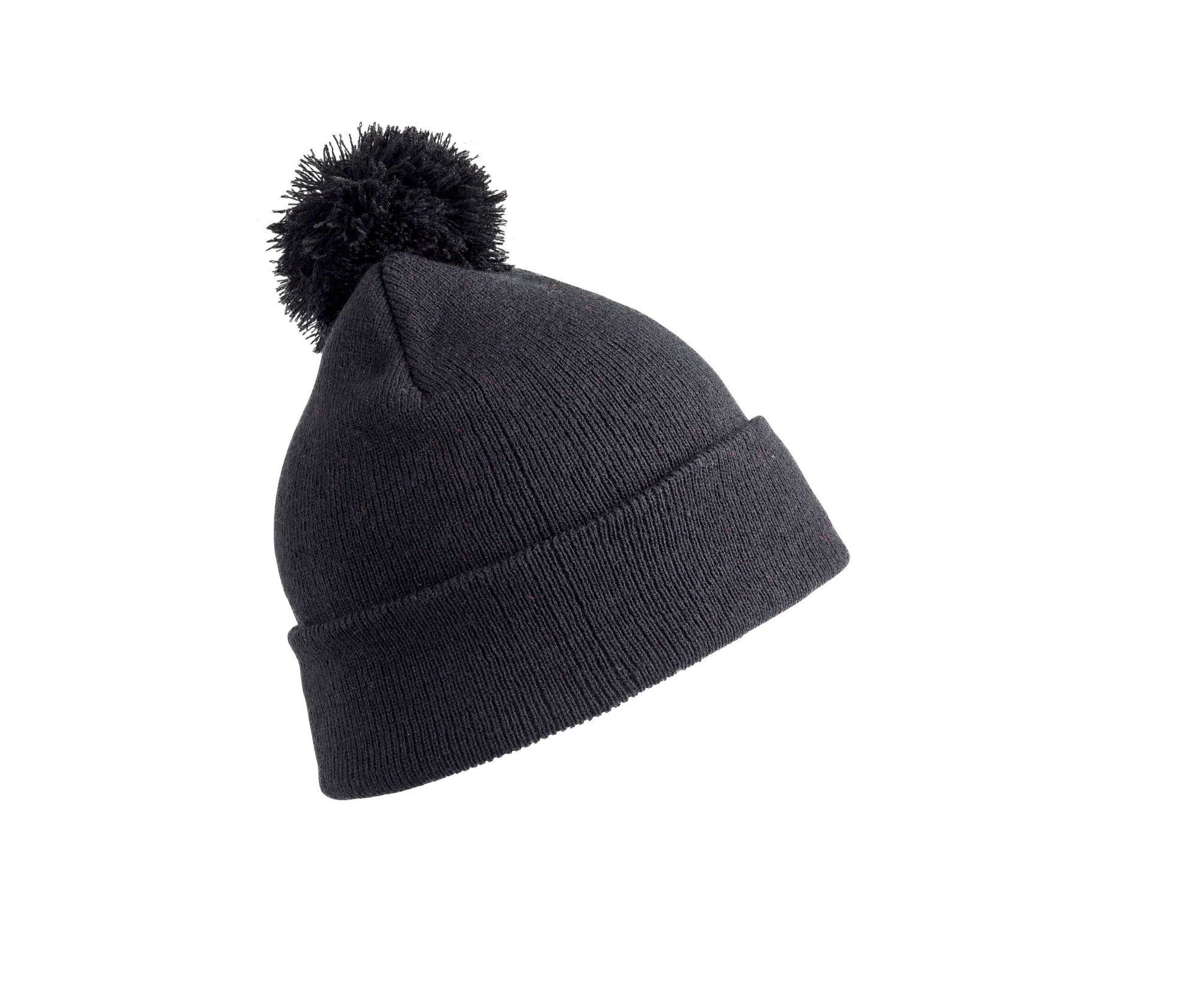 Bonnet Avec Pompon - Black