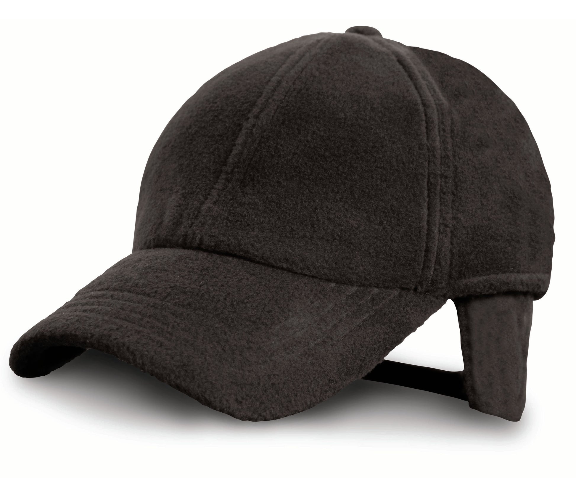 Casquette Polaire Cache Oreilles - Black