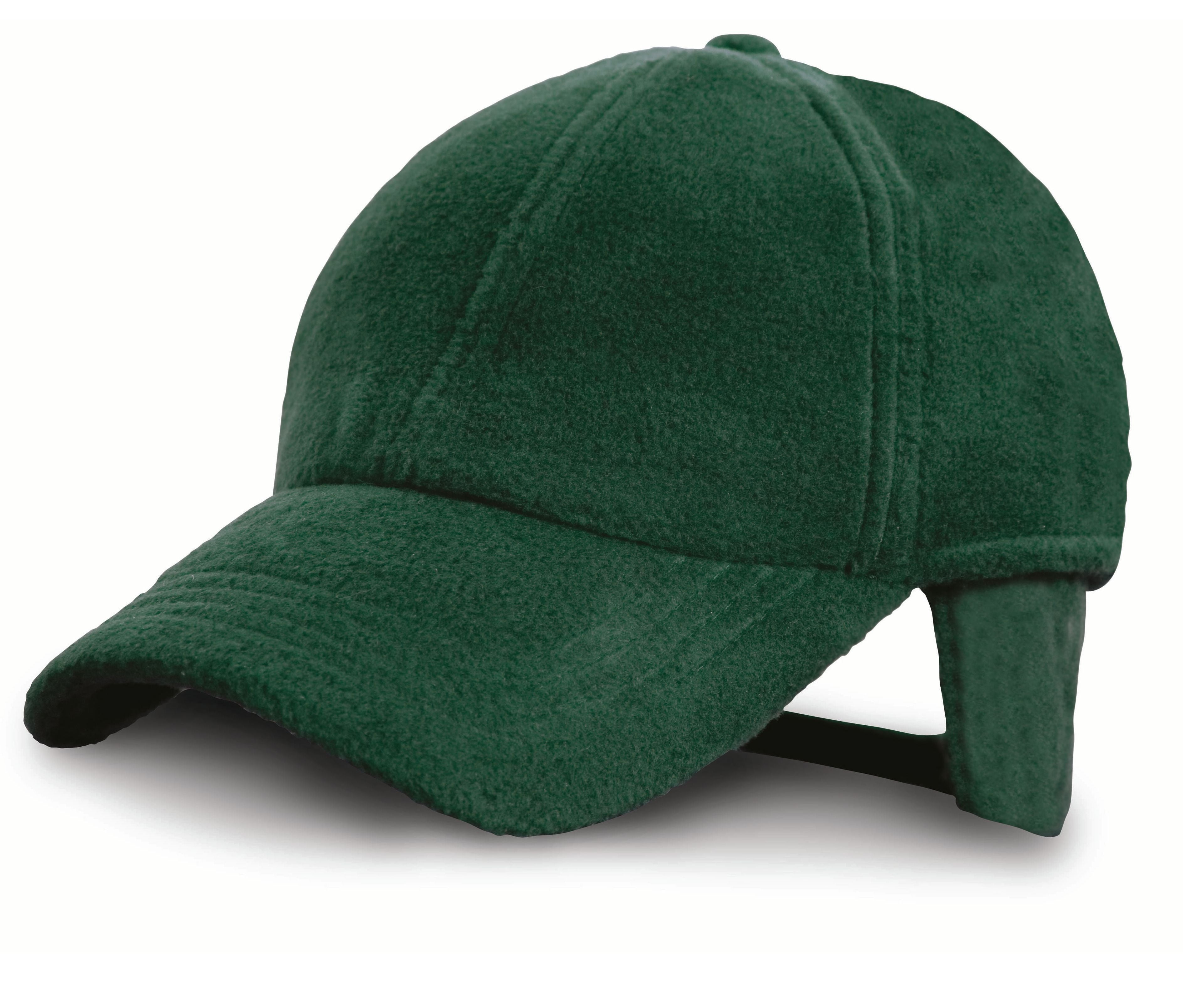 Casquette Polaire Cache Oreilles - Forest Green