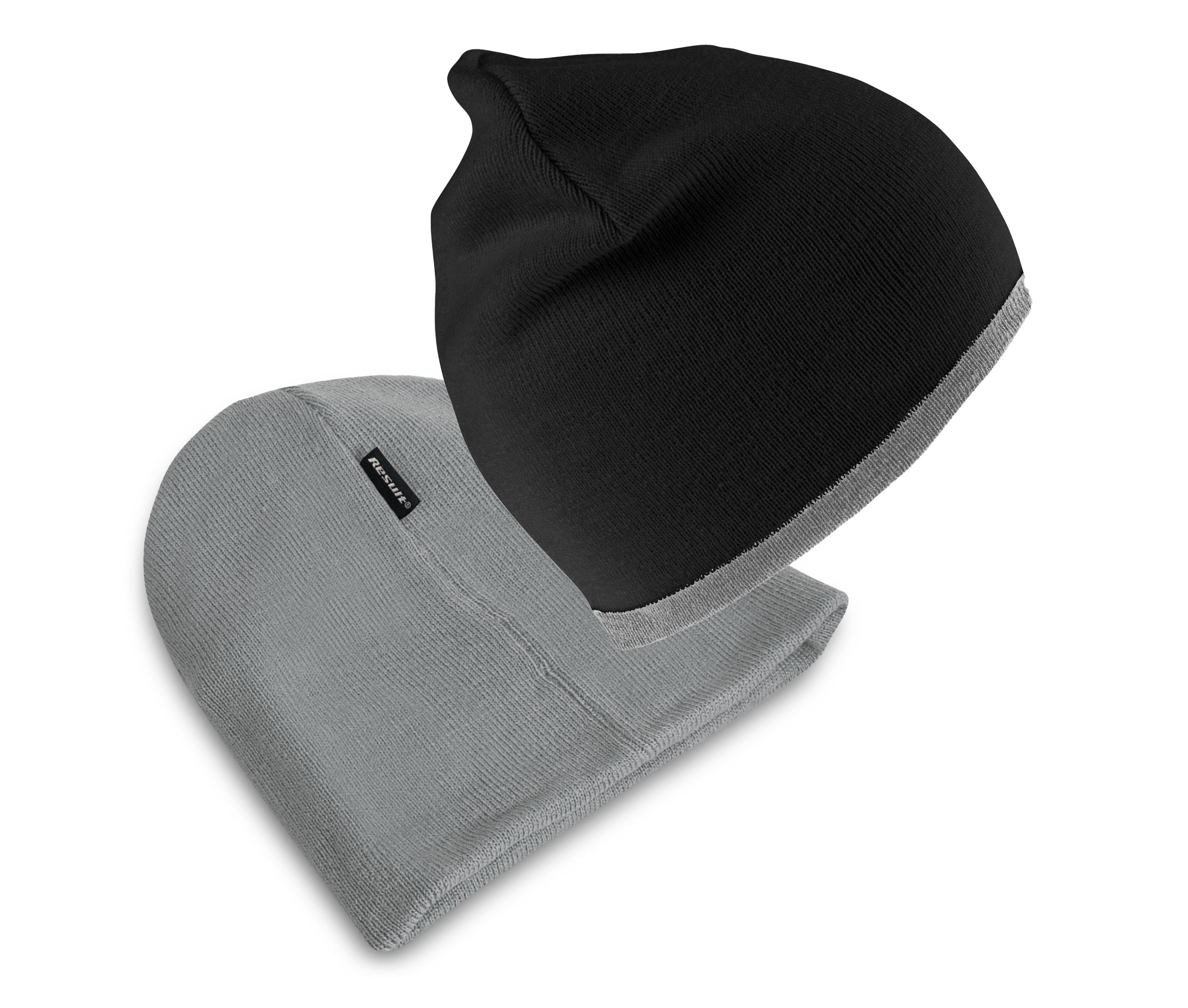 Bonnet Réversible - Black/grey