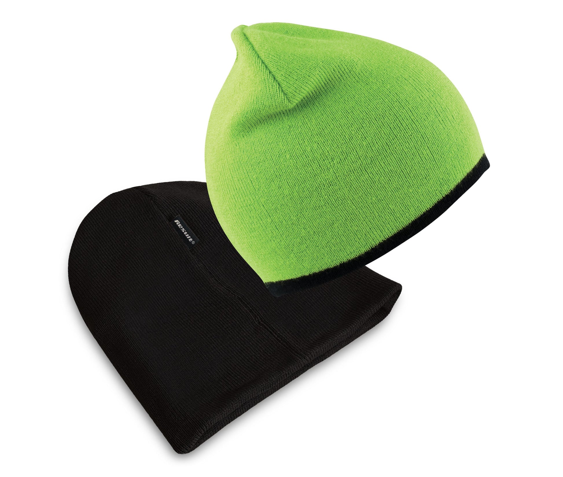 Bonnet Réversible - Lime/black