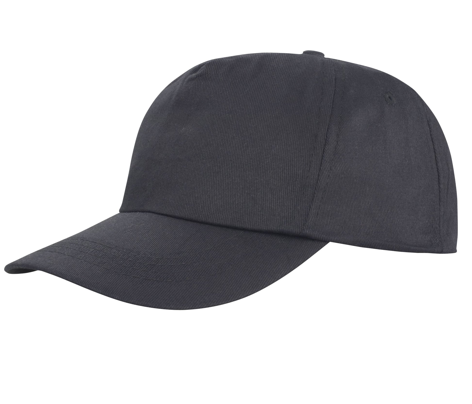 Casquette Polyester 5 Pans - Black