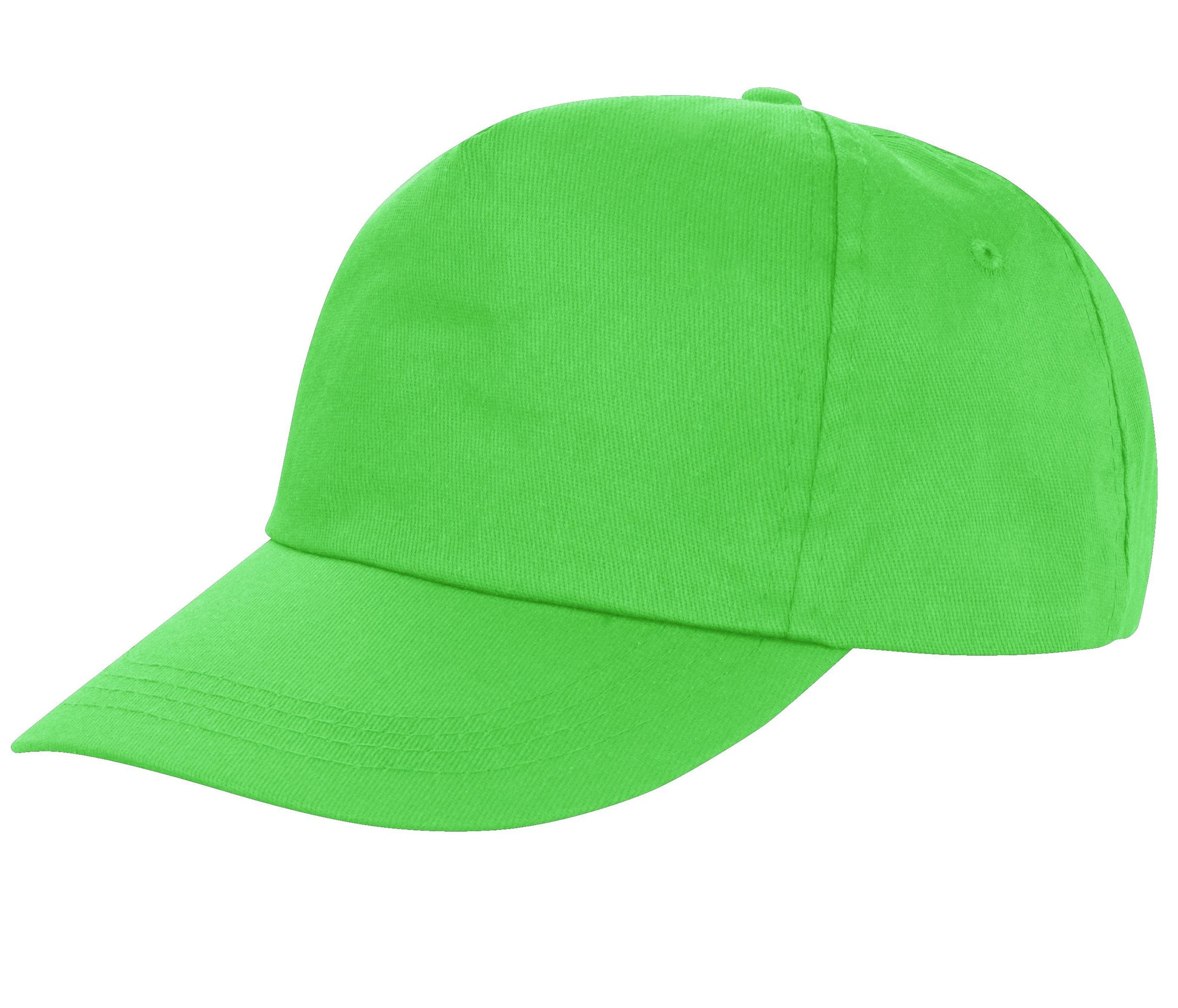 Casquette Polyester 5 Pans - Lime