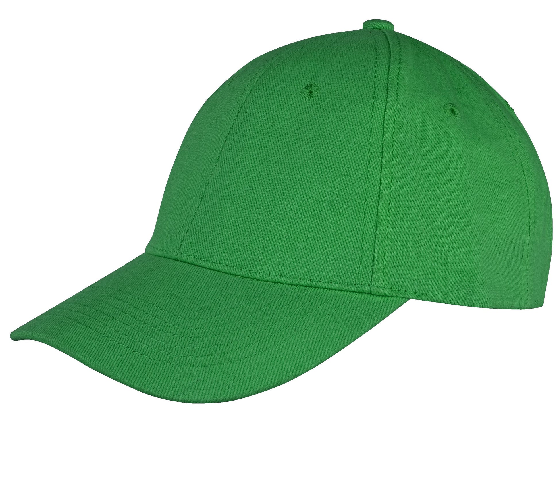Casquette Basse Coton 6 Pans - Emerald