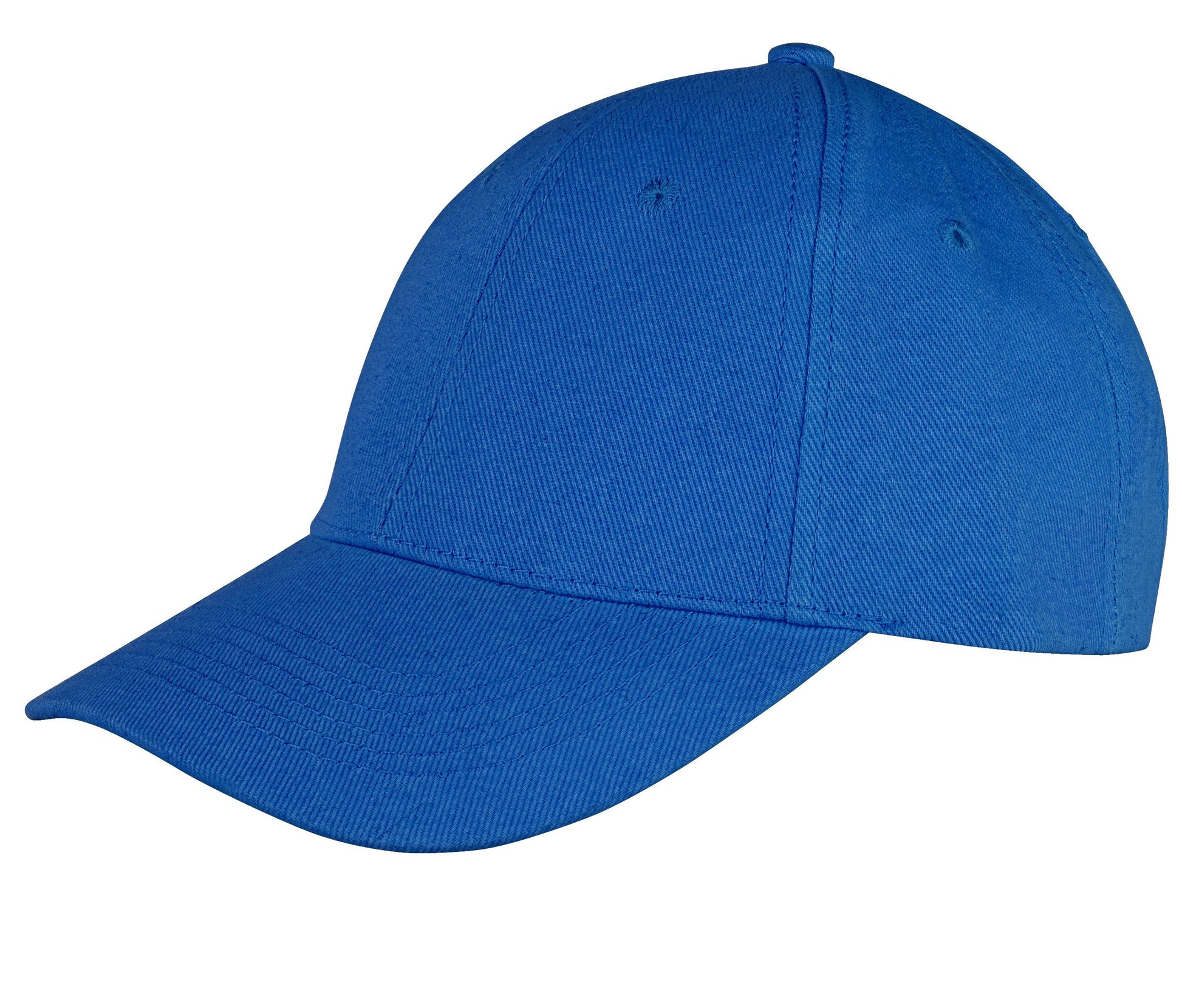 Casquette Basse Coton 6 Pans - Azure Blue