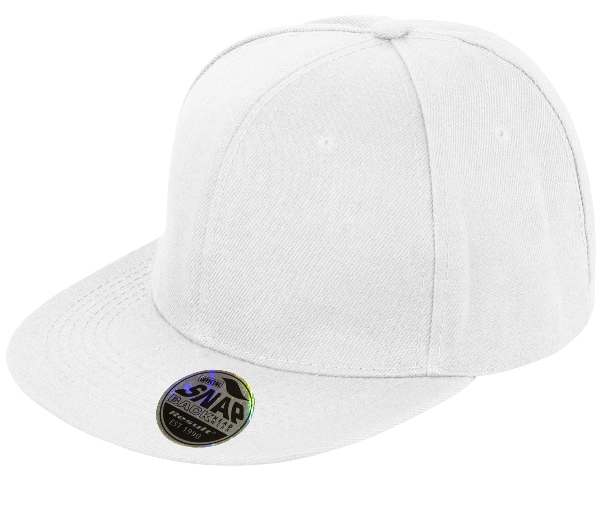 Casquette Style Rappeur - White