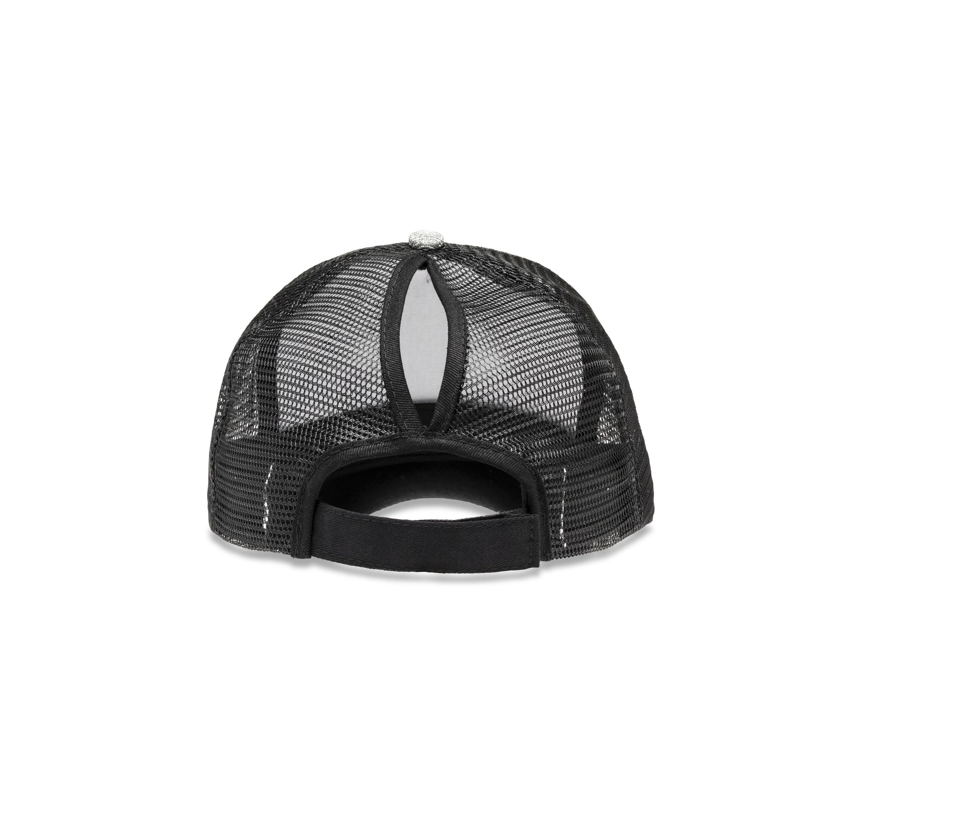 Casquette Américaine Pailletée - Black