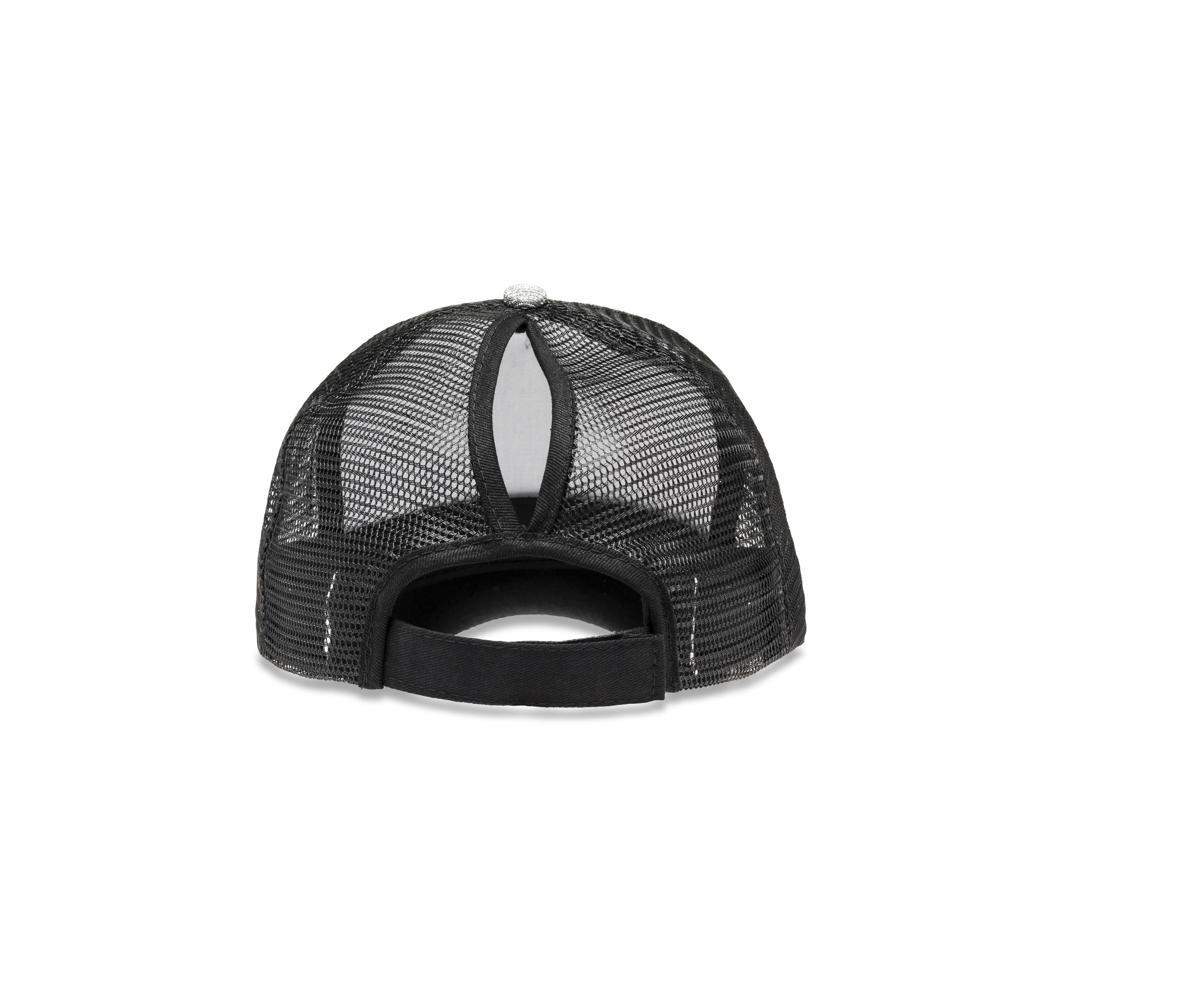 Casquette Américaine Pailletée - Black