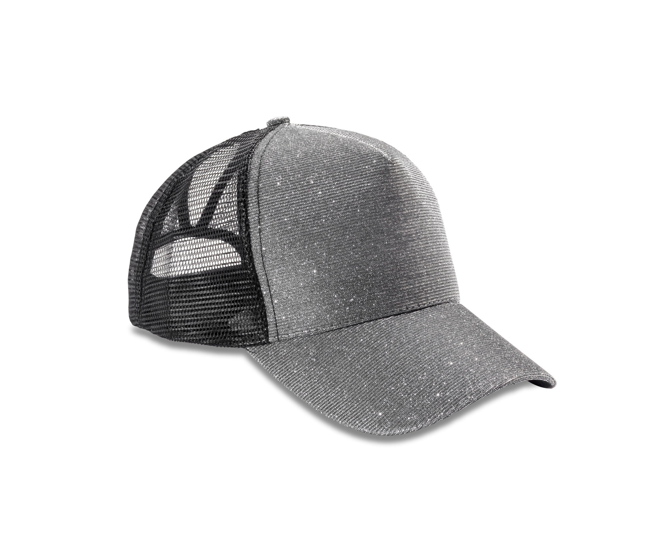 Casquette Américaine Pailletée - Silver