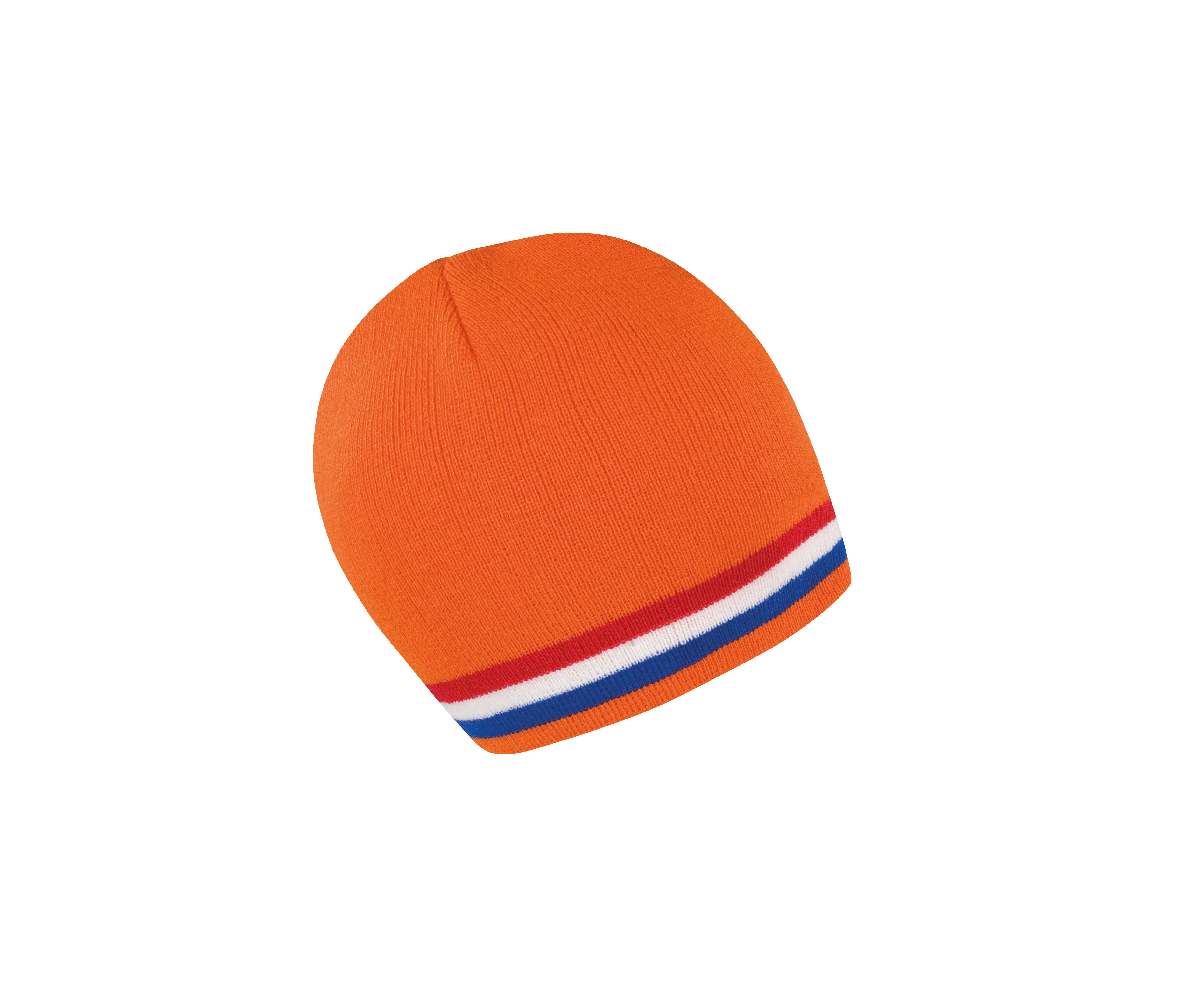 Bonnet National - Orange / Red / White / Blue