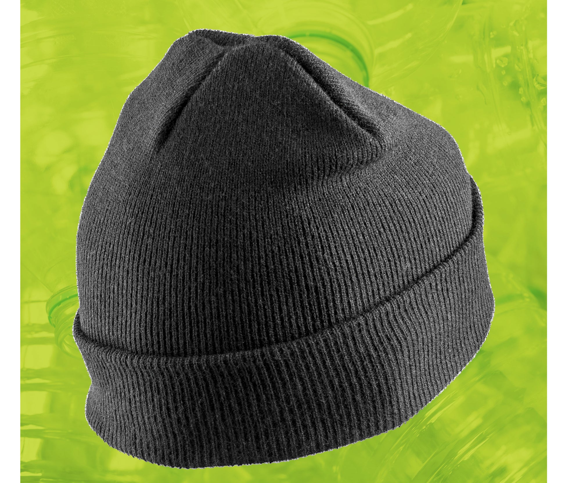 Bonnet en Polyester Recyclé - Black
